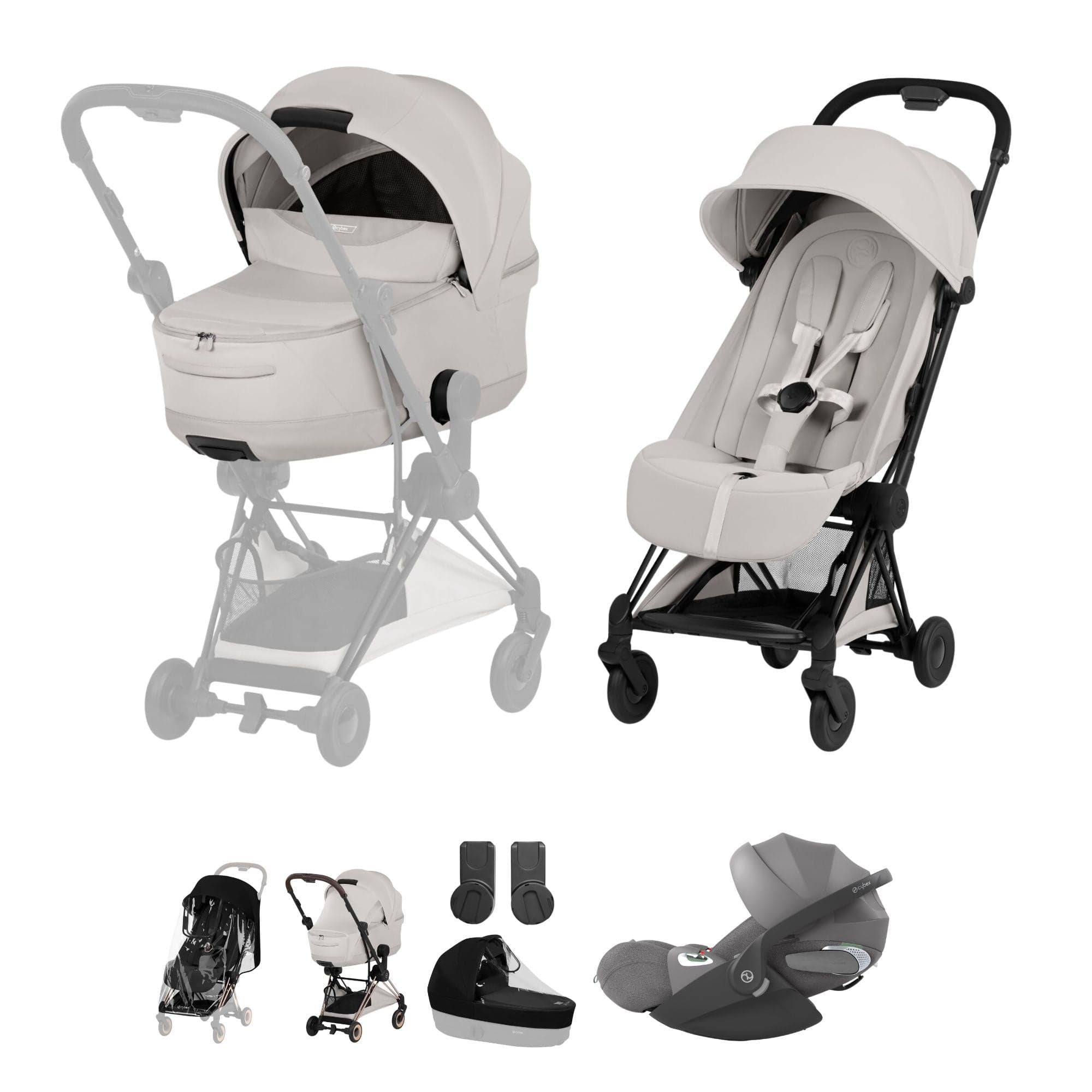 Cybex travel systems Cybex Coya Ultimate Bundle - Style Collection - City Grey 21991-MB-CIT-GRY-1