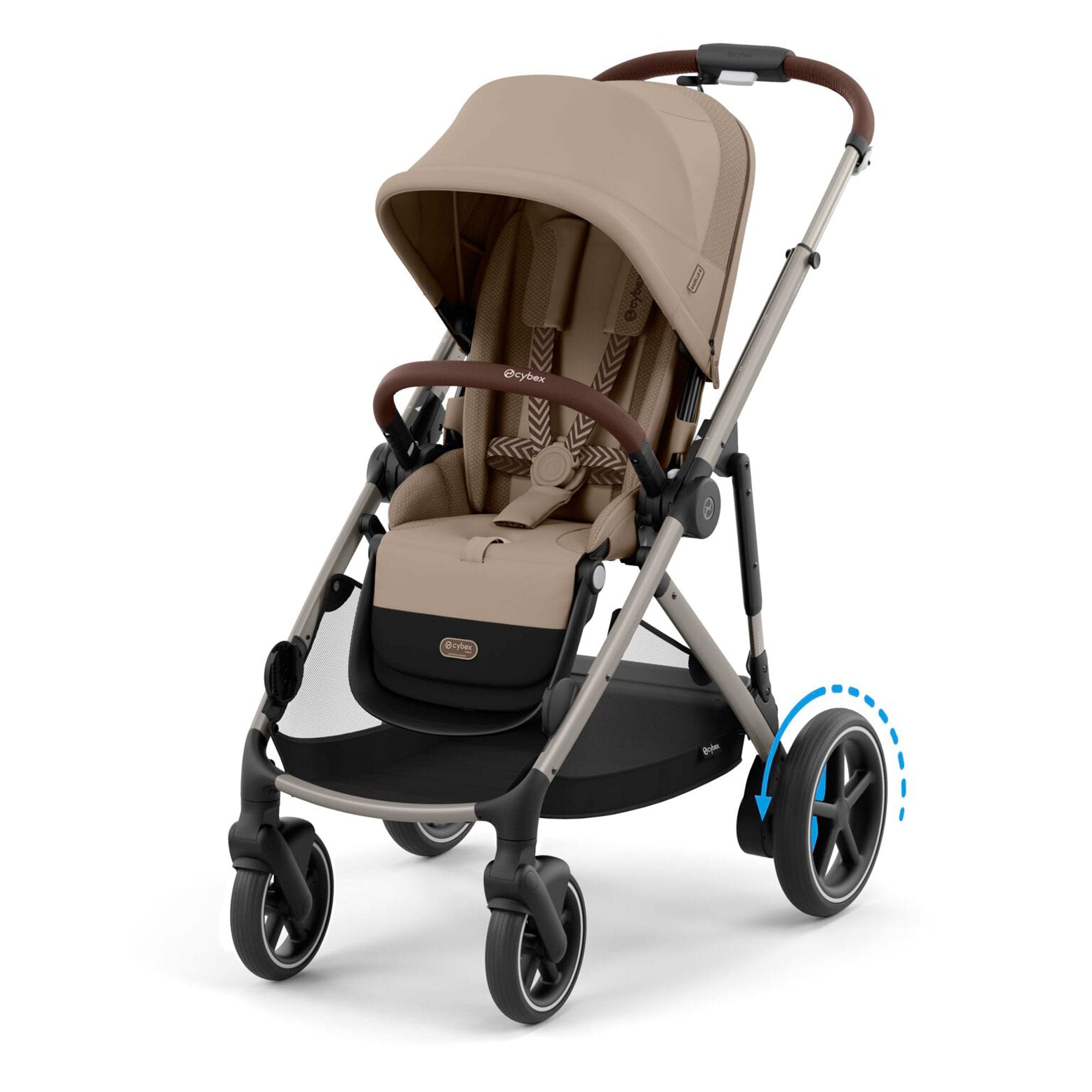 Cybex travel systems Cybex eGazelle S Twin Comfort Pushchair Bundle - Almond Beige
