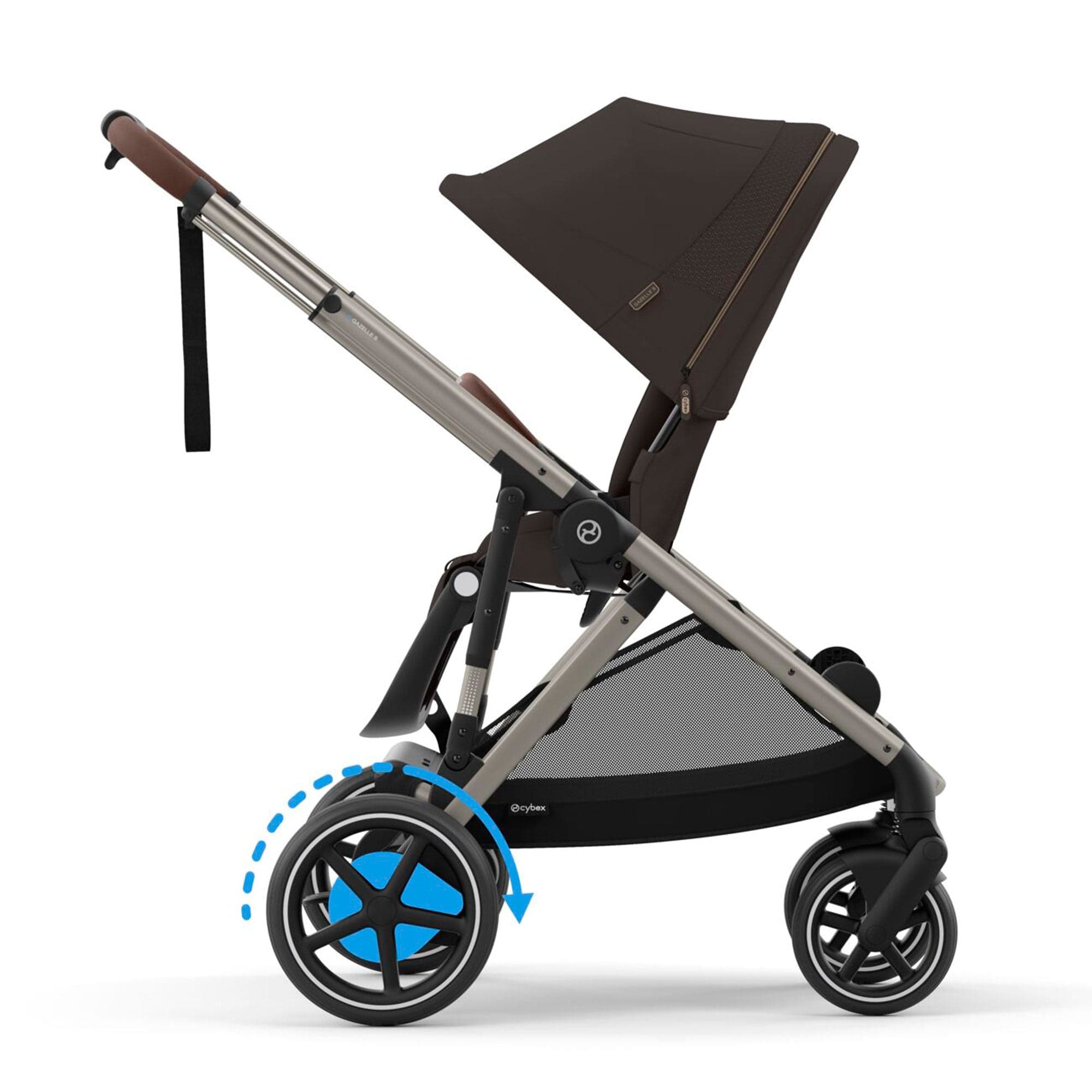 Cybex travel systems Cybex eGazelle S Twin Luxury Pushchair Bundle - Chocolate Brown