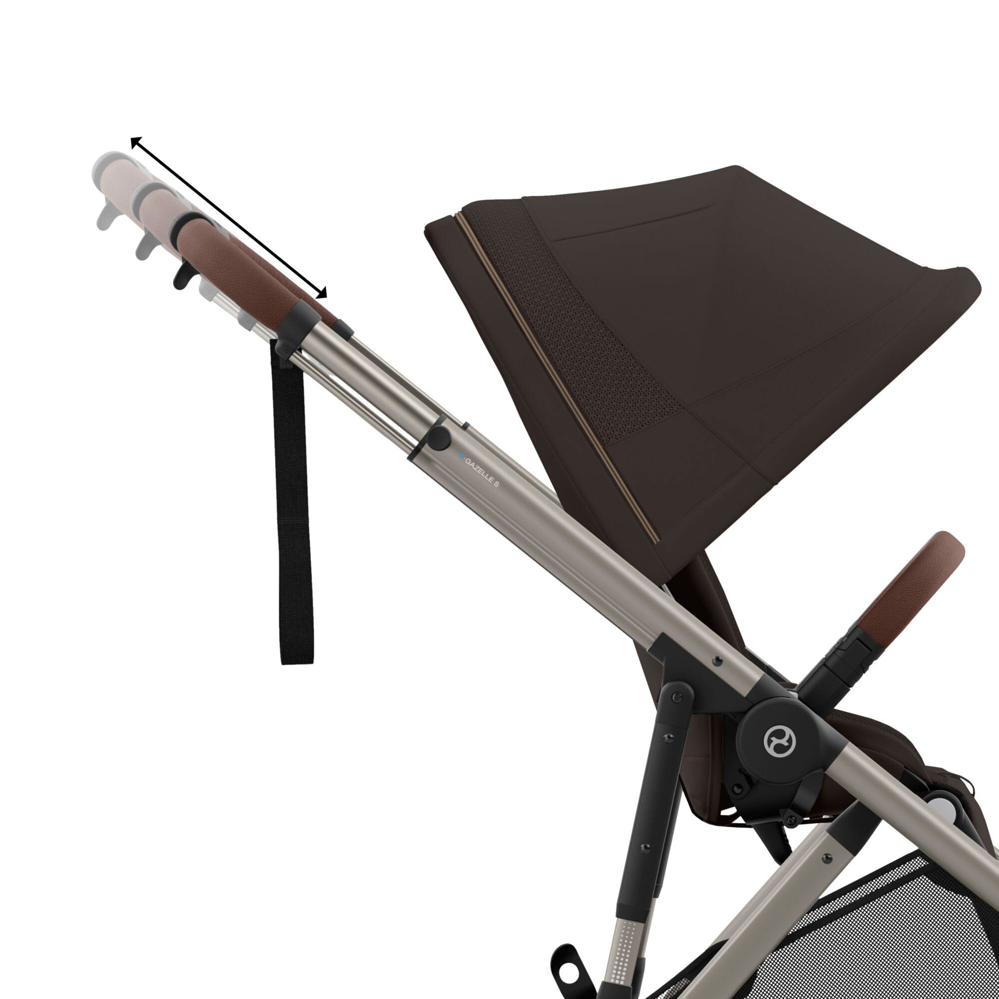 Cybex travel systems Cybex eGazelle S Twin Luxury Pushchair Bundle - Chocolate Brown