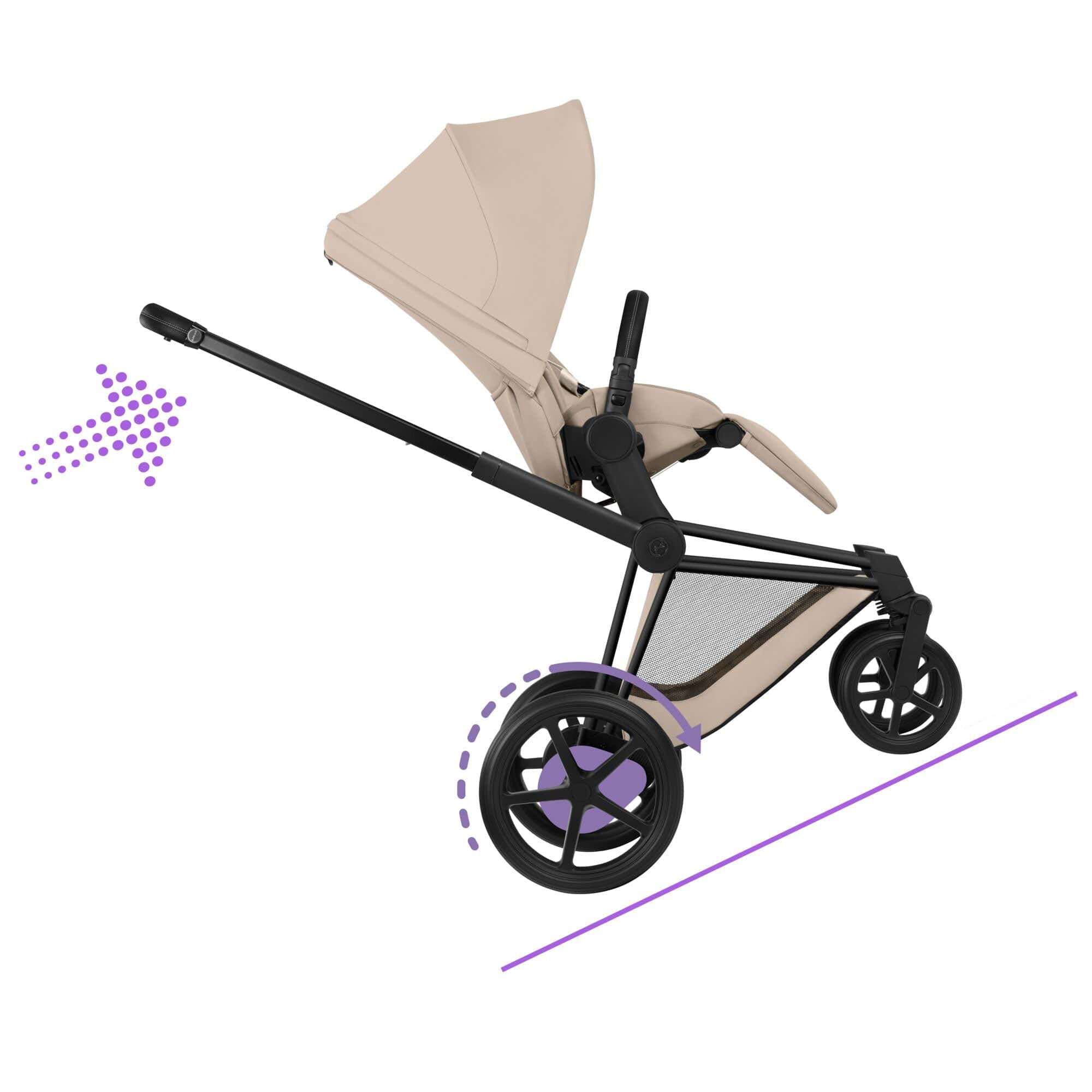 Cybex travel systems Cybex ePriam Ultimate Accessory Bundle - Comfort Collection - Cozy Beige