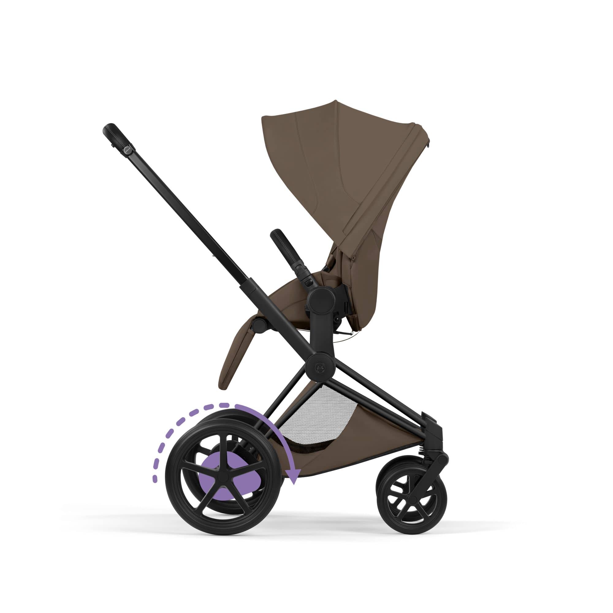 Cybex travel systems Cybex ePriam Ultimate Bundle - Style Collection - Coconut Brown
