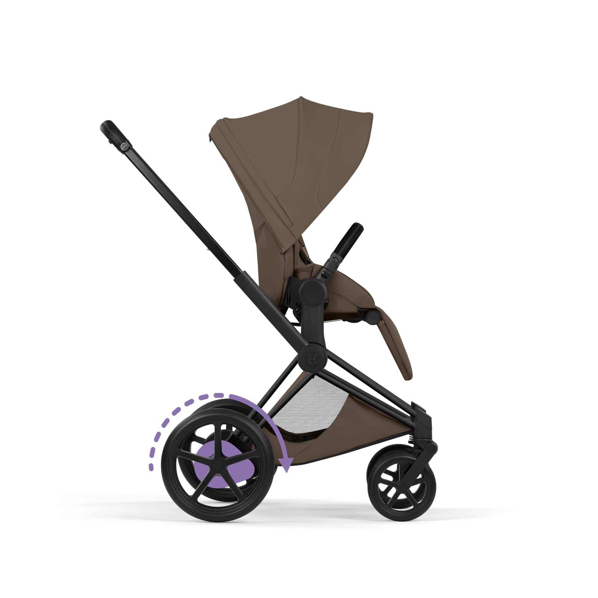 Cybex travel systems Cybex ePriam Ultimate Bundle - Style Collection - Coconut Brown