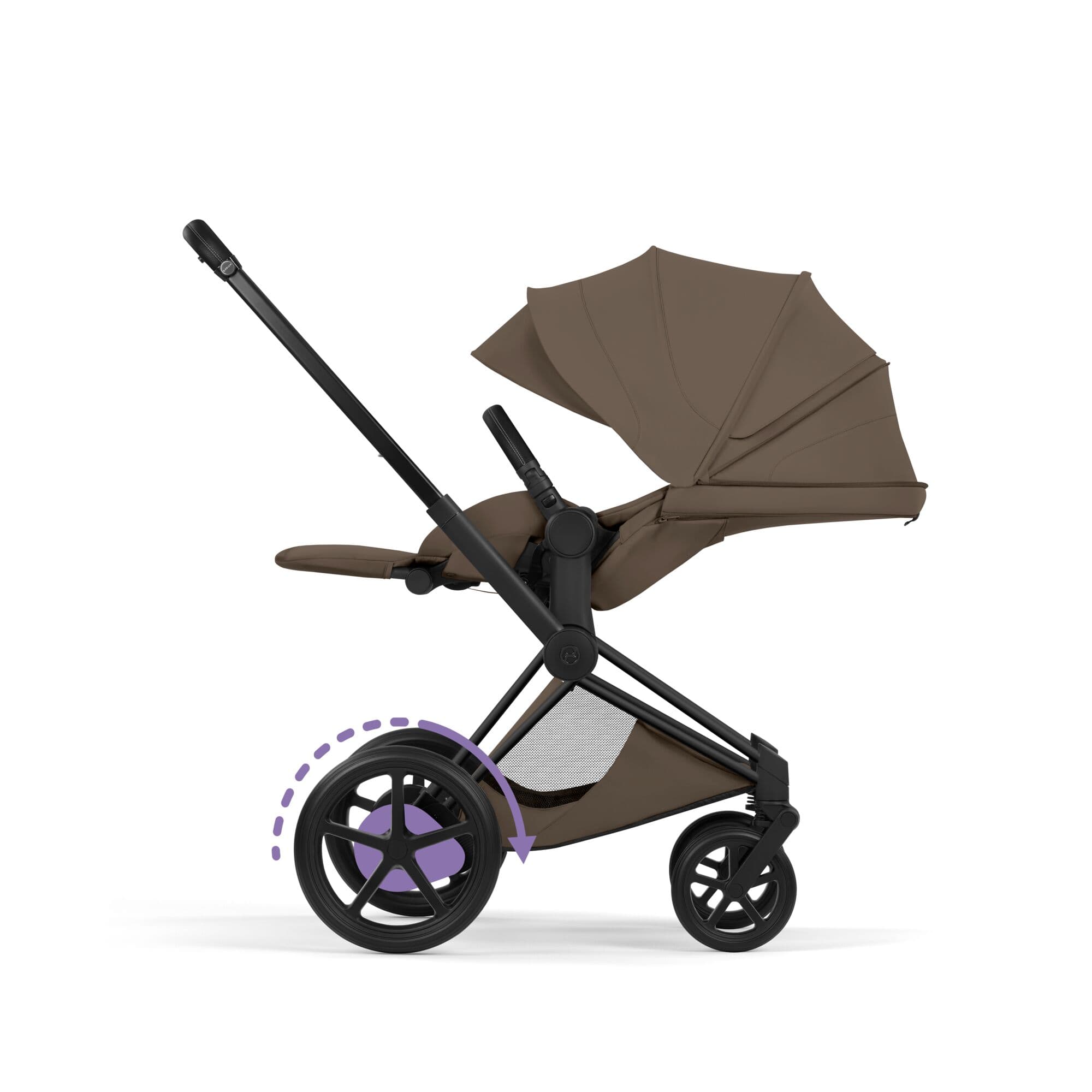 Cybex travel systems Cybex ePriam Ultimate Bundle - Style Collection - Coconut Brown