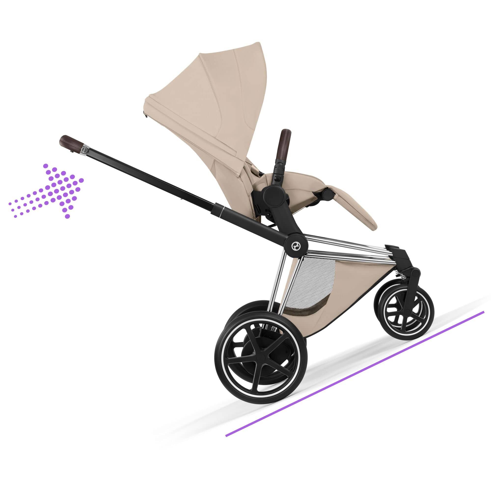 Cybex travel systems Cybex ePriam Ultimate  Bundle - Style Collection - Cozy Beige