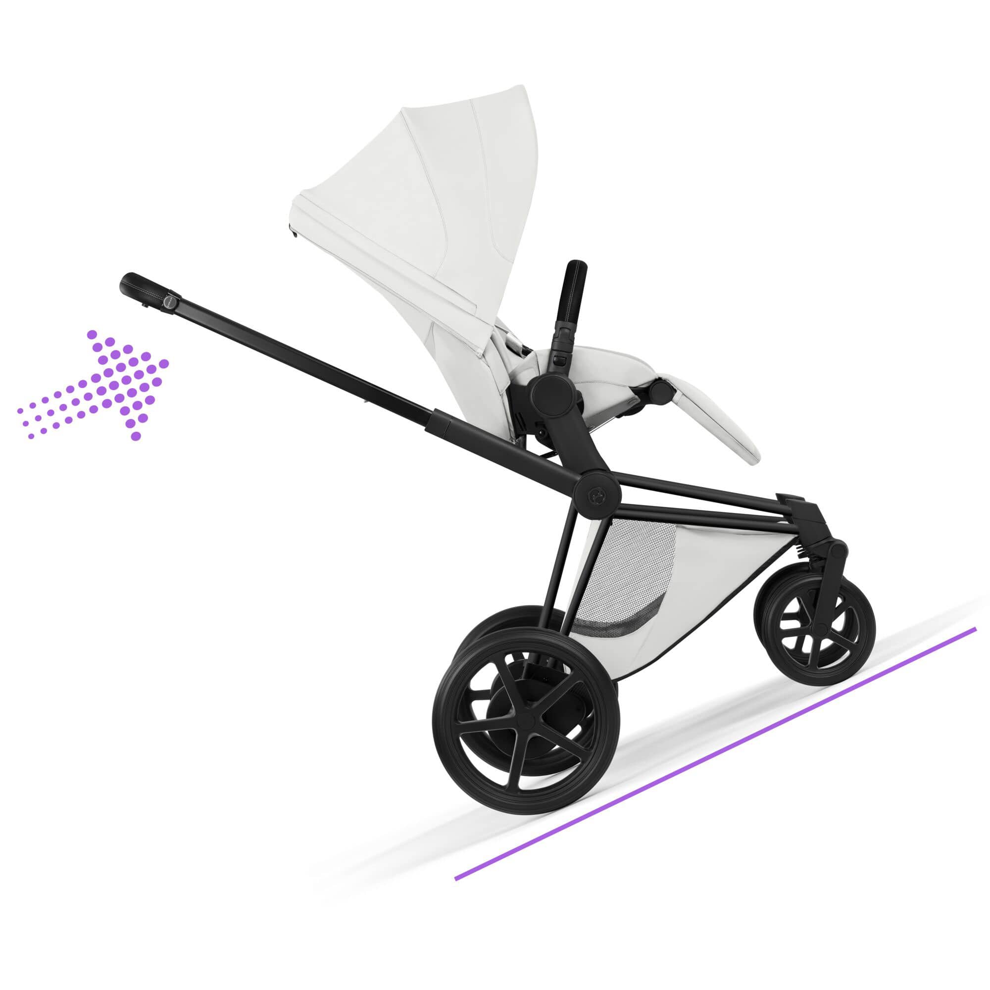 Cybex travel systems Cybex ePriam Ultimate  Bundle - Style Collection - Off White