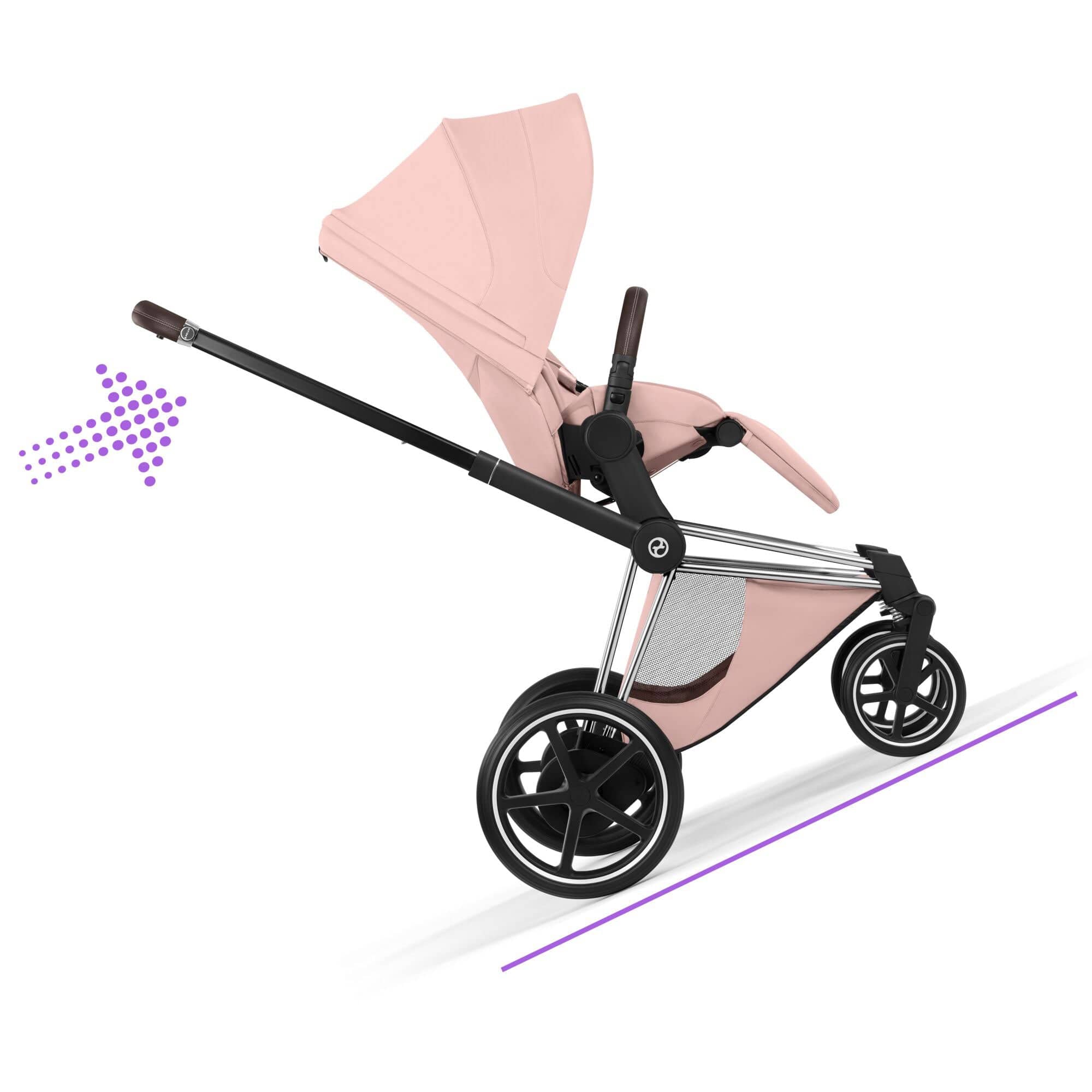 Cybex travel systems Cybex ePriam Ultimate  Bundle - Style Collection - Peach Pink