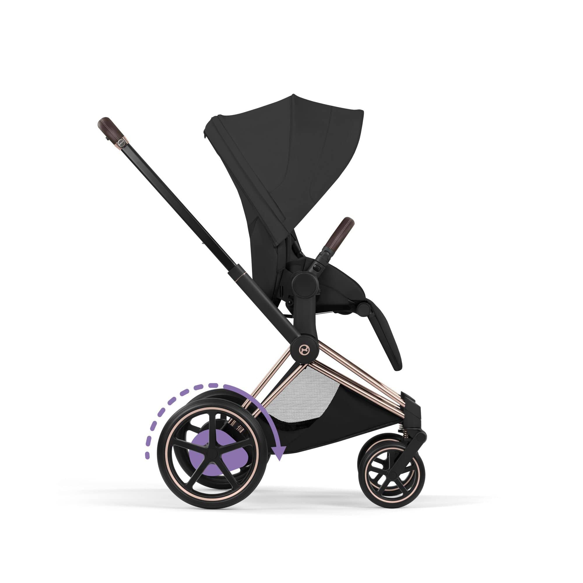 Cybex travel systems Cybex ePriam Ultimate  Bundle - Style Collection - Sepia Black