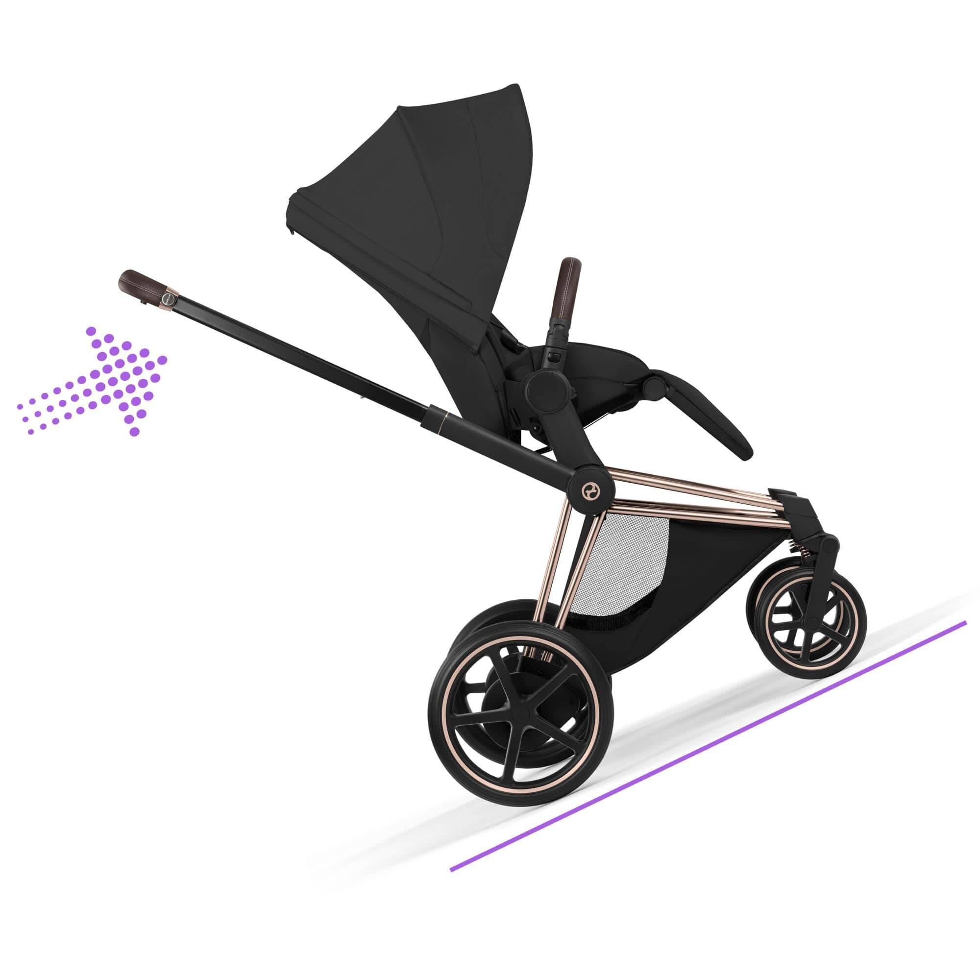 Cybex travel systems Cybex ePriam Ultimate  Bundle - Style Collection - Sepia Black