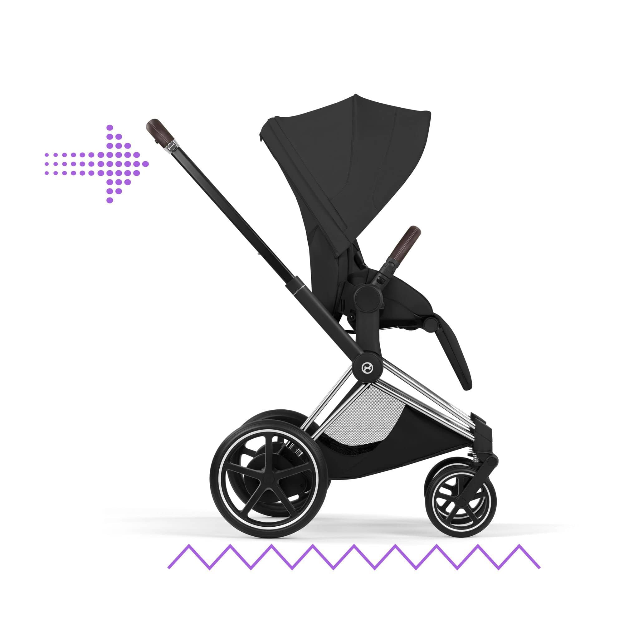 Cybex travel systems Cybex ePriam Ultimate  Bundle - Style Collection - Sepia Black