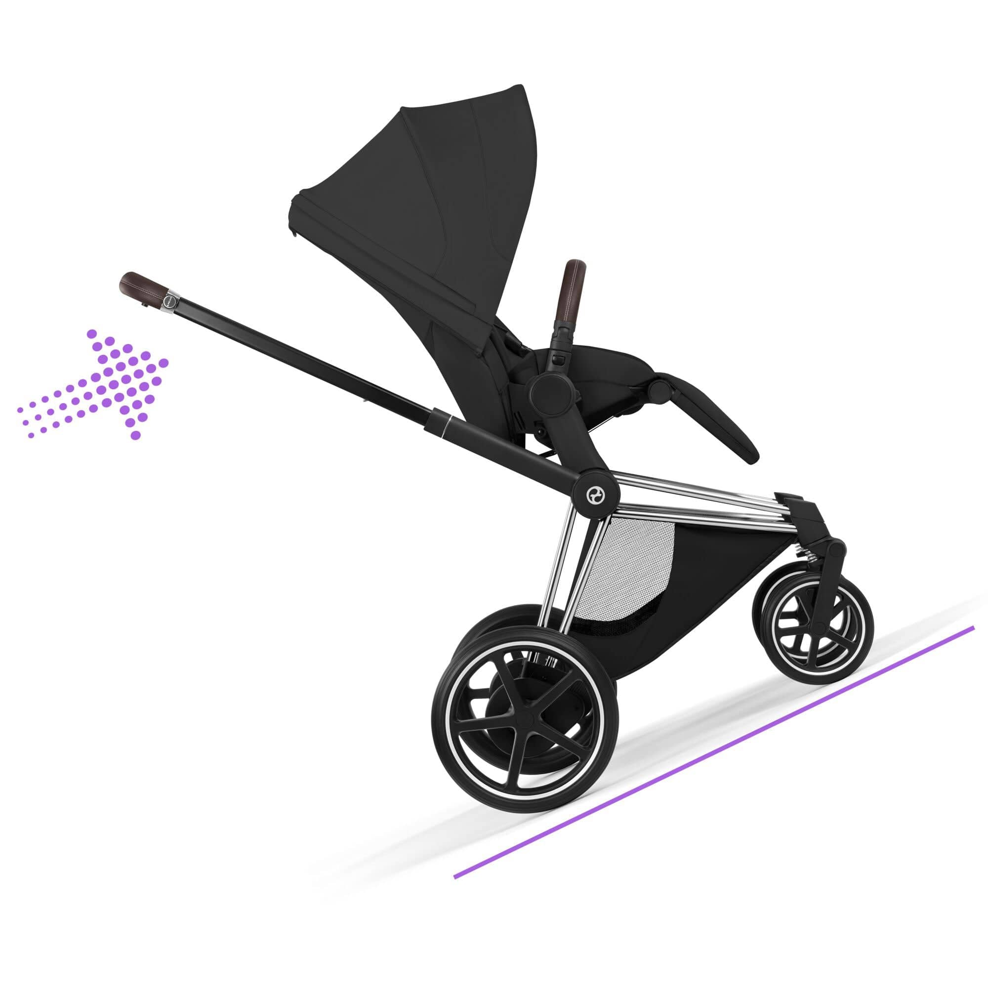 Cybex travel systems Cybex ePriam Ultimate  Bundle - Style Collection - Sepia Black