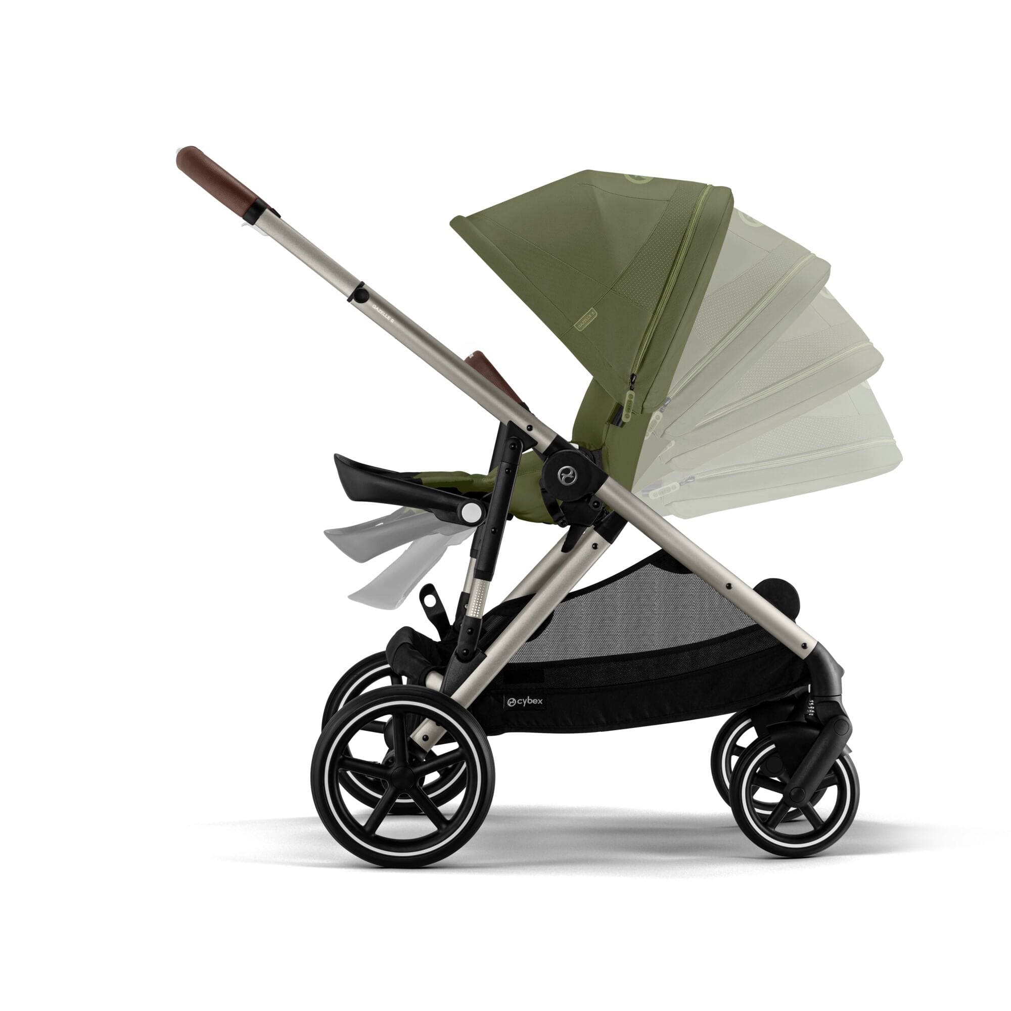 Cybex travel systems Cybex Gazelle S Comfort Bundle - Taupe/Moss Green