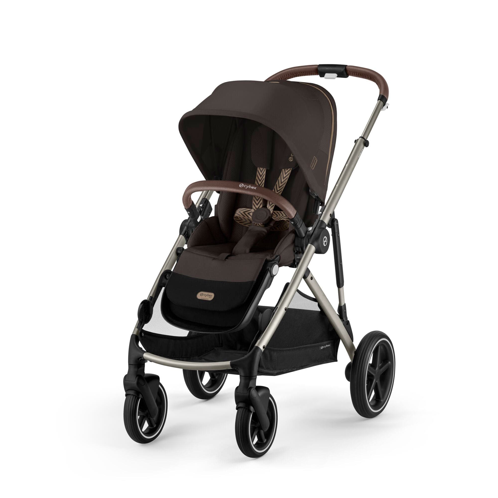 Cybex travel systems Cybex Gazelle S Luxury Bundle - Taupe/Chocolate Brown