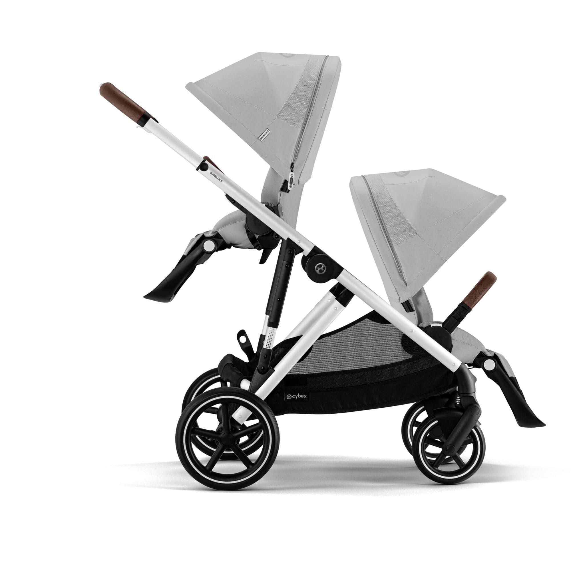 Cybex travel systems Cybex Gazelle S Twin Luxury Pushchair Bundle - Stone Grey