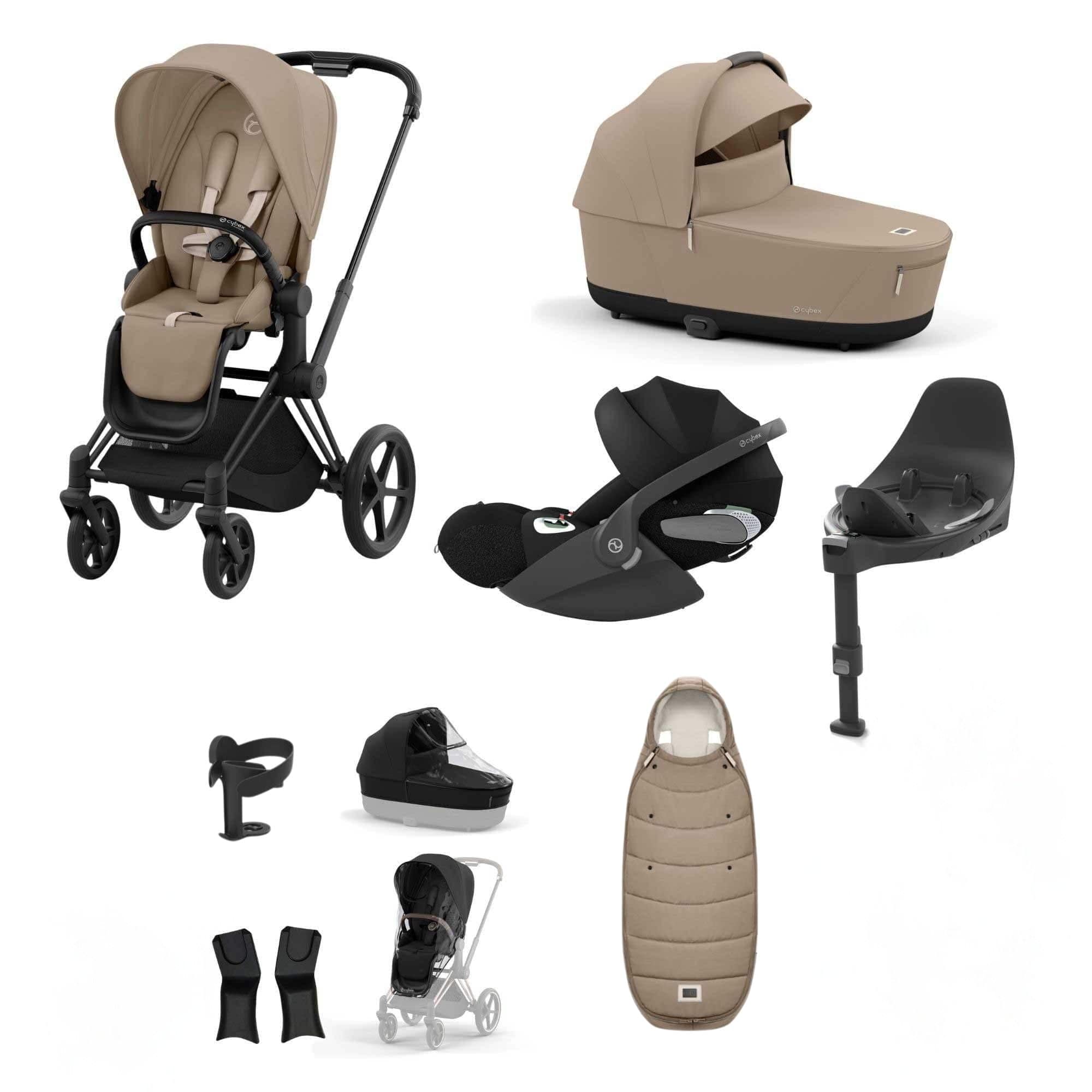 Cybex travel systems Cybex Priam Essential Travel Bundle - Cozy Beige 19686-MAT-CLT-CZY-BEI-a