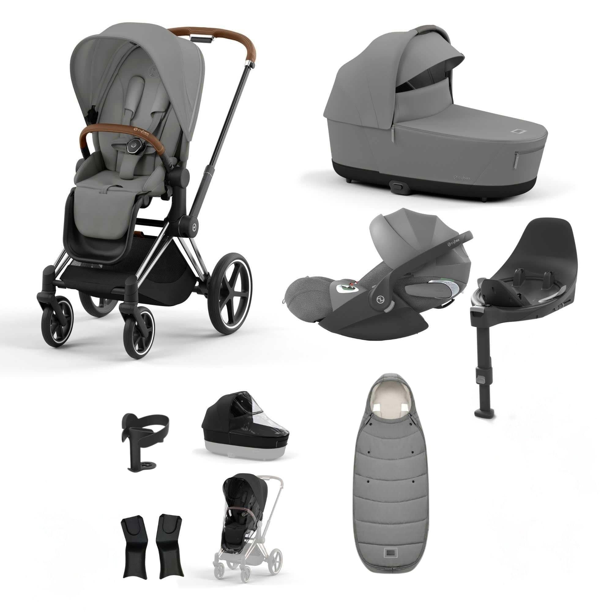Cybex travel systems Cybex Priam Essential Travel Bundle - Mirage Grey 19744-CHB-CLT-PLUS-MIR-GRY-a