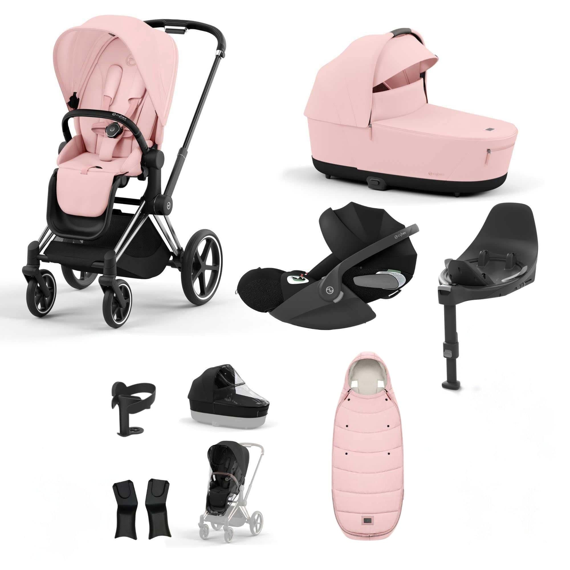 Cybex travel systems Cybex Priam Essential Travel Bundle - Peach Pink