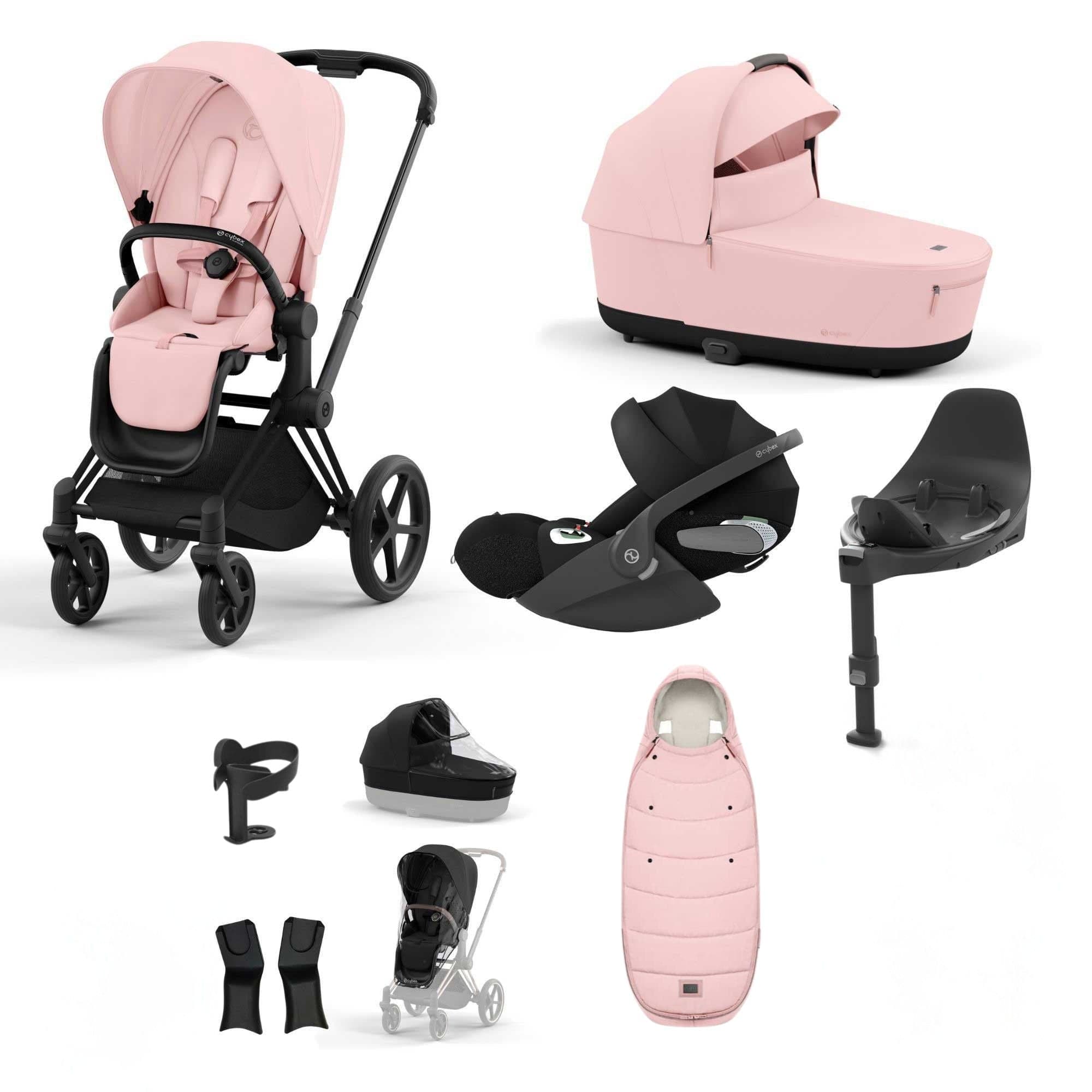 Cybex travel systems Cybex Priam Essential Travel Bundle - Peach Pink 19687-MAT-CLT-PCH-PNK-a