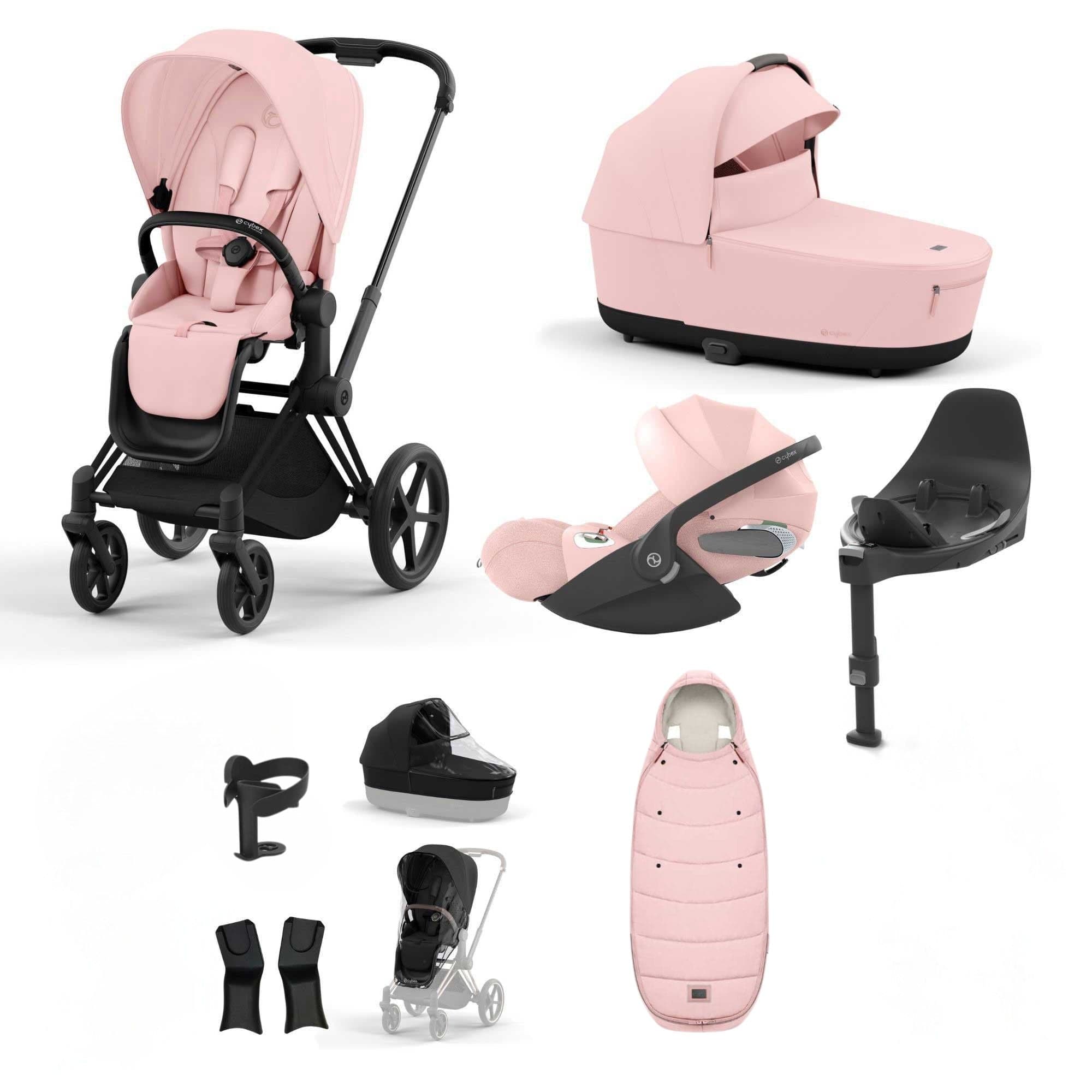Cybex travel systems Cybex Priam Essential Travel Bundle - Peach Pink 19692-MAT-CLT-PLUS-PCH-PNK-a