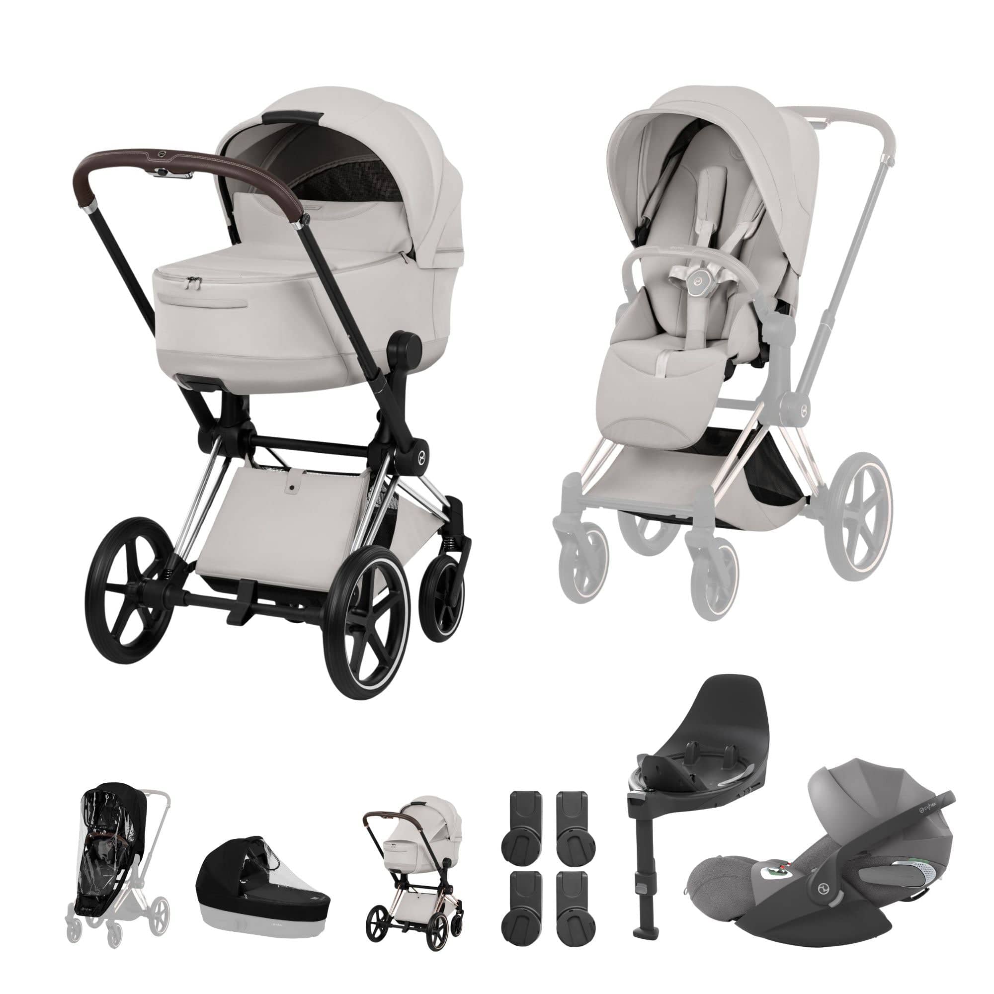 Cybex Travel Systems Cybex Priam Ultimate Bundle - Style Collection - City Grey 21842-CB-CIT-GRY-1