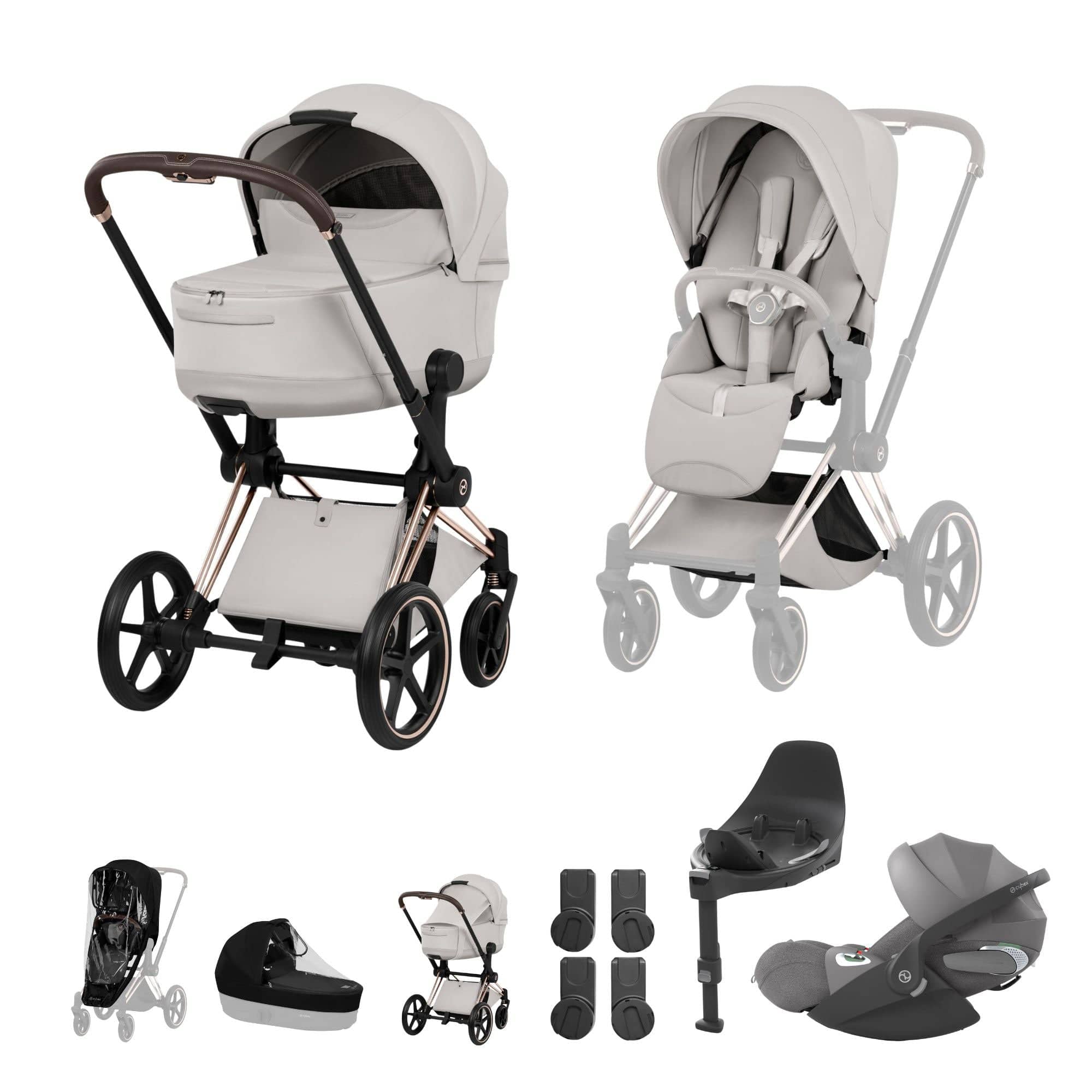 Cybex Travel Systems Cybex Priam Ultimate Bundle - Style Collection - City Grey 21842-RG-CIT-GRY-1