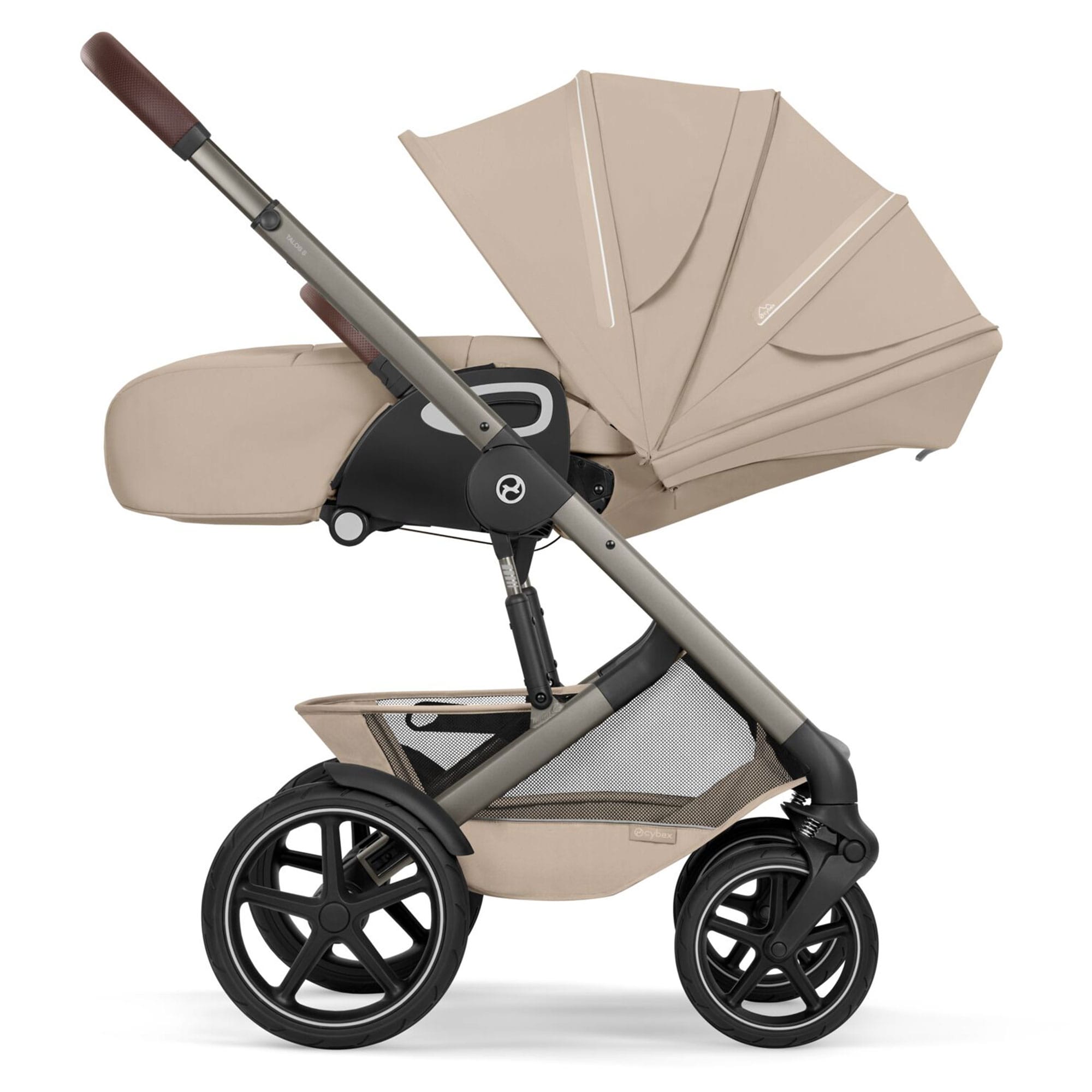 Cybex travel systems Cybex Talos Foldable Carrycot Travel System Bundle - Almond Beige