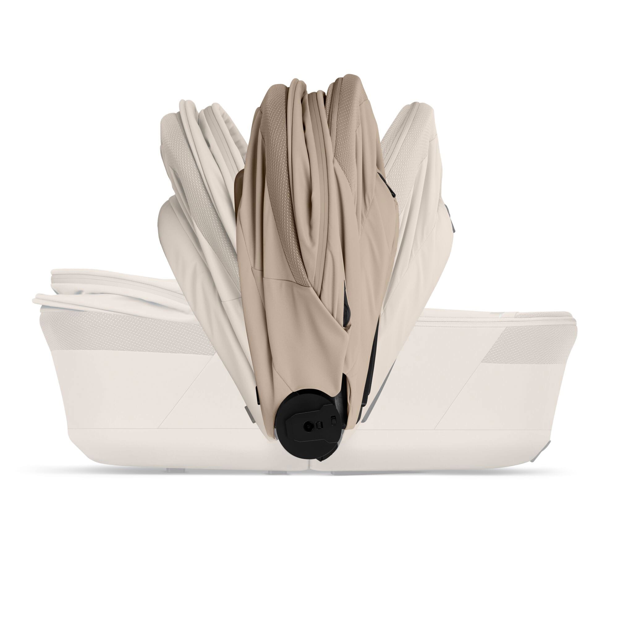 Cybex travel systems Cybex Talos Foldable Carrycot Travel System Bundle - Almond Beige