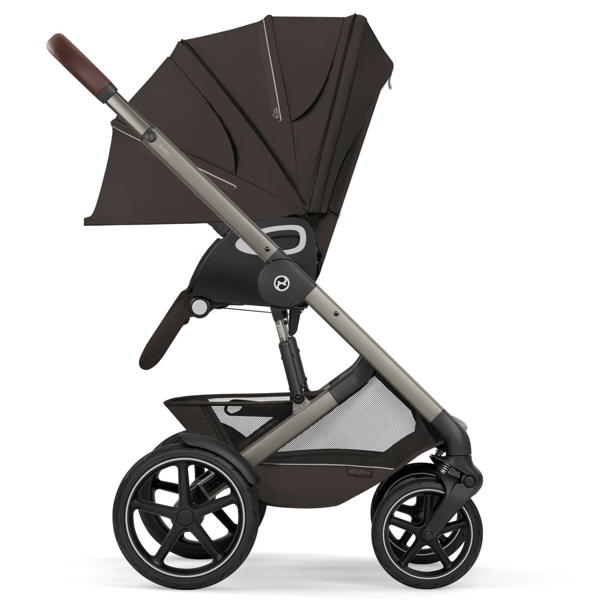 Cybex travel systems Cybex Talos Foldable Carrycot Travel System Bundle - Chocolate Brown