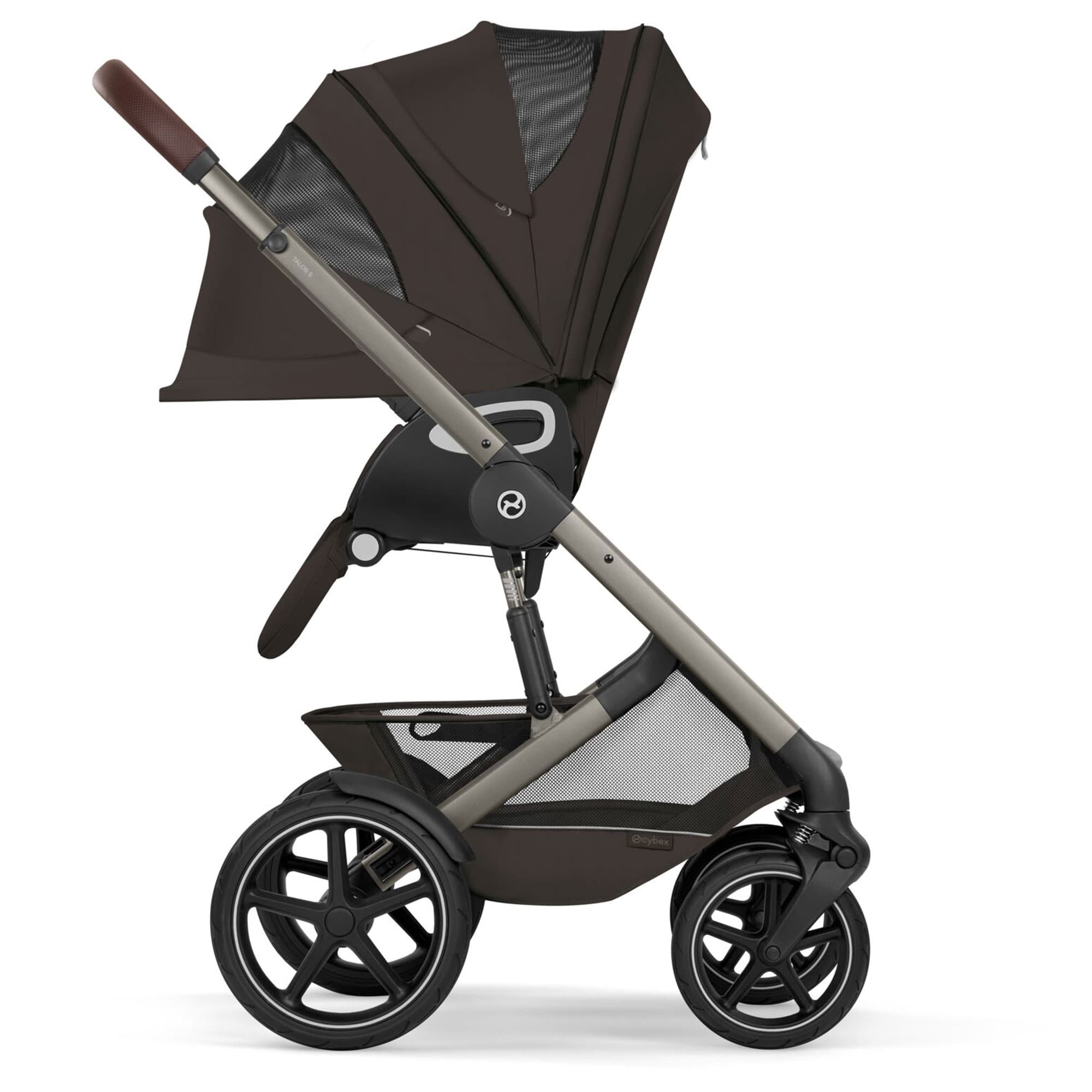 Cybex travel systems Cybex Talos Foldable Carrycot Travel System Bundle - Chocolate Brown