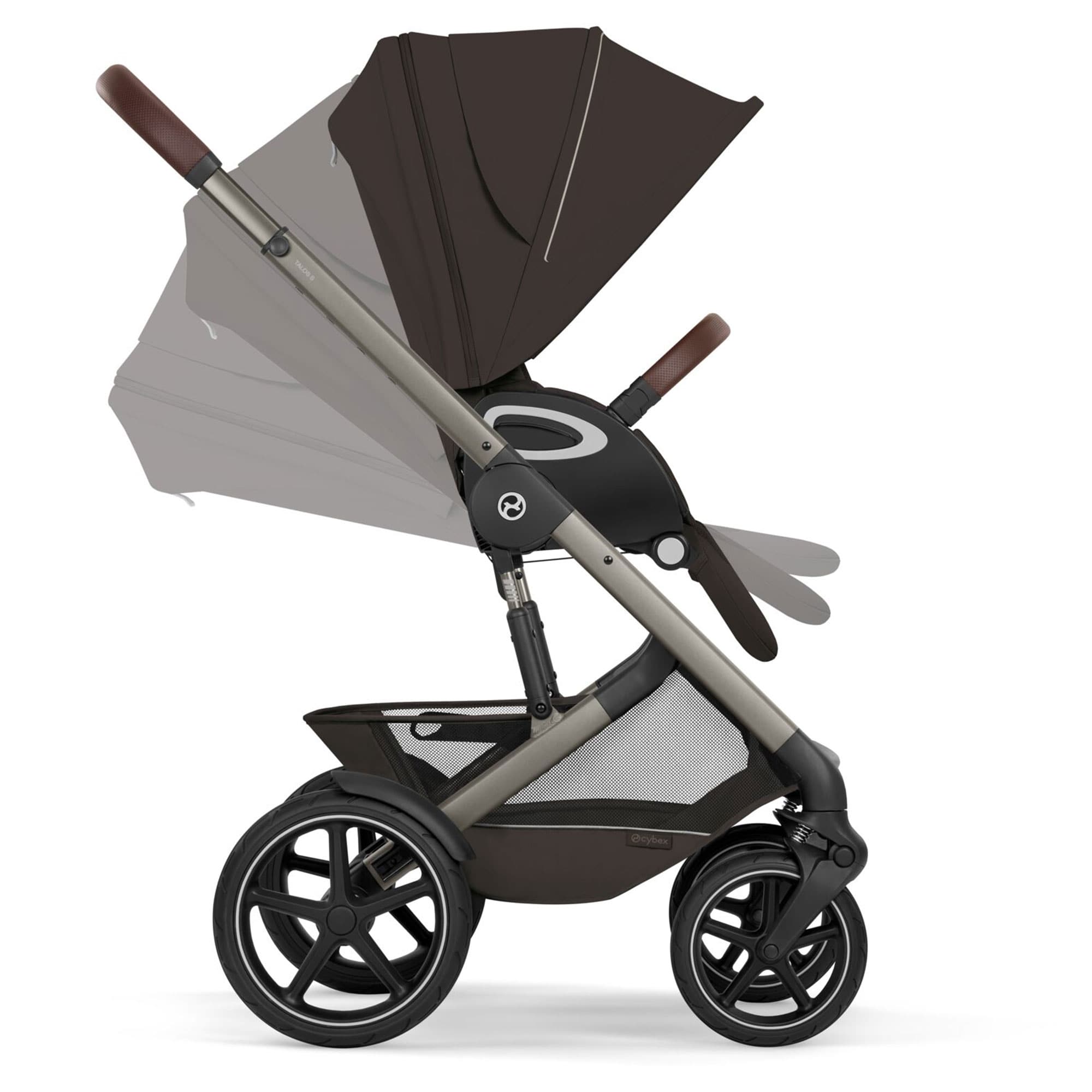 Cybex travel systems Cybex Talos Foldable Carrycot Travel System Bundle - Chocolate Brown