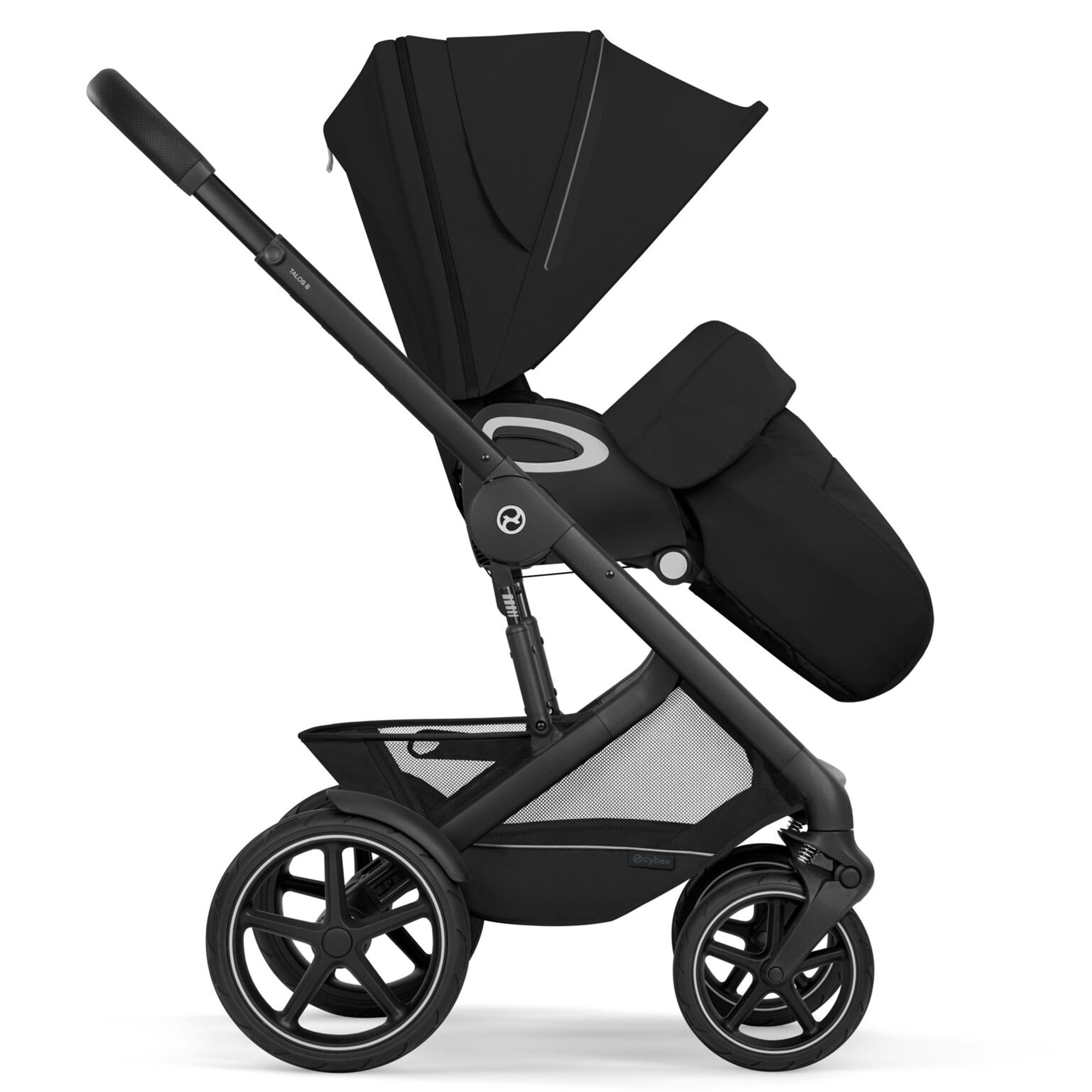 Cybex travel systems Cybex Talos Foldable Carrycot Travel System Bundle - Moon Black