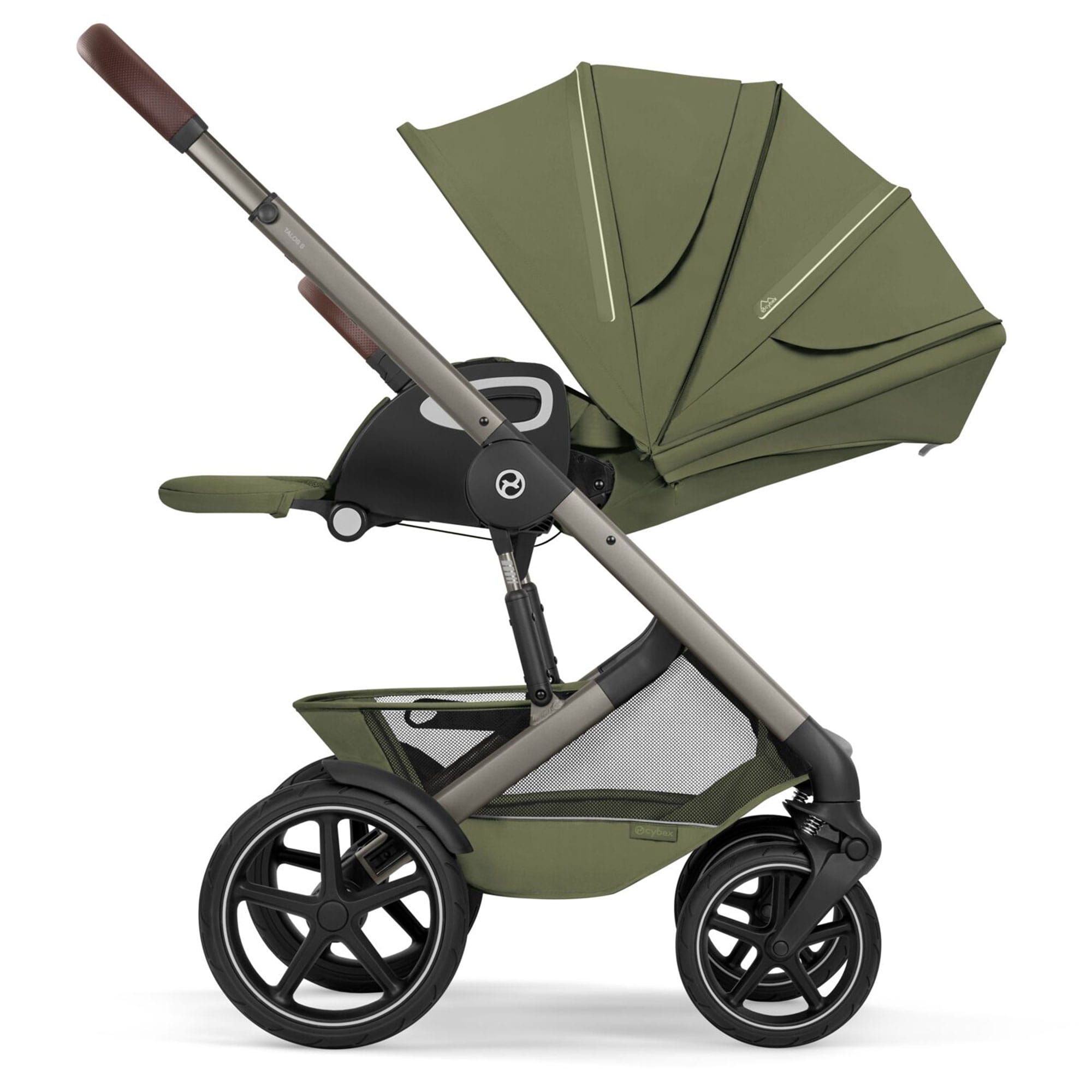 Cybex travel systems Cybex Talos Foldable Carrycot Travel System Bundle - Moss Green