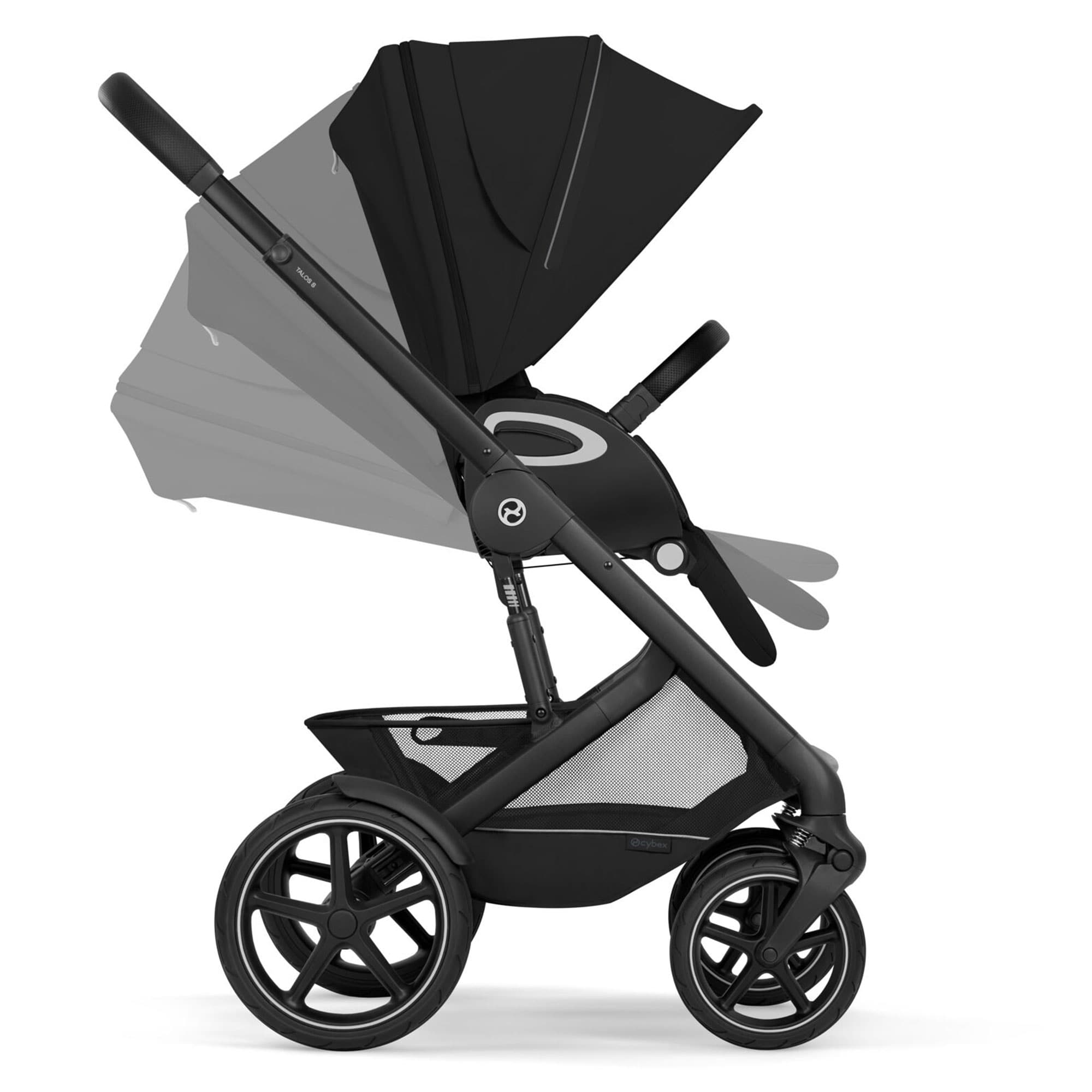 Cybex travel systems Cybex Talos Foldable Cot Ultimate Travel System Bundle - Moon Black