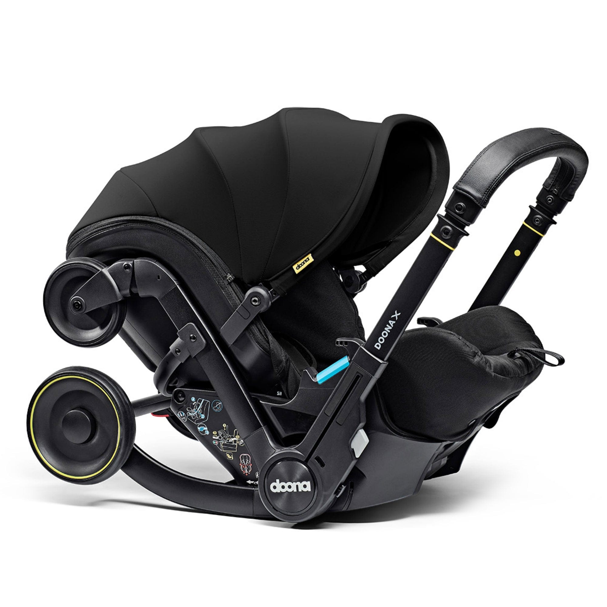 Doona baby car seats Doona X Infant Car Seat Stroller and X Isofix Base (Nitro Black) 14569-NIT-BLK