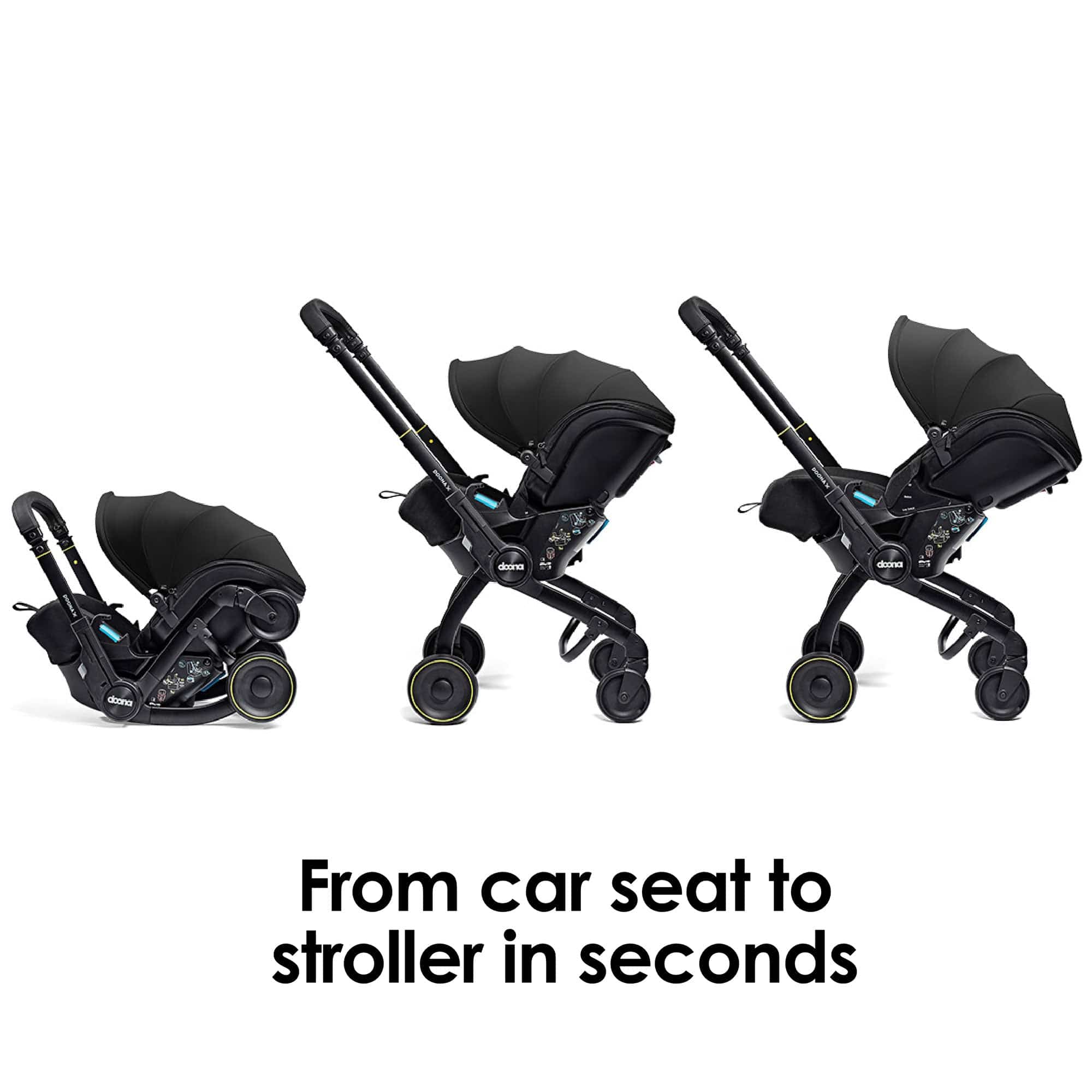 Doona baby car seats Doona X Infant Car Seat Stroller and X Isofix Base (Nitro Black) 14569-NIT-BLK