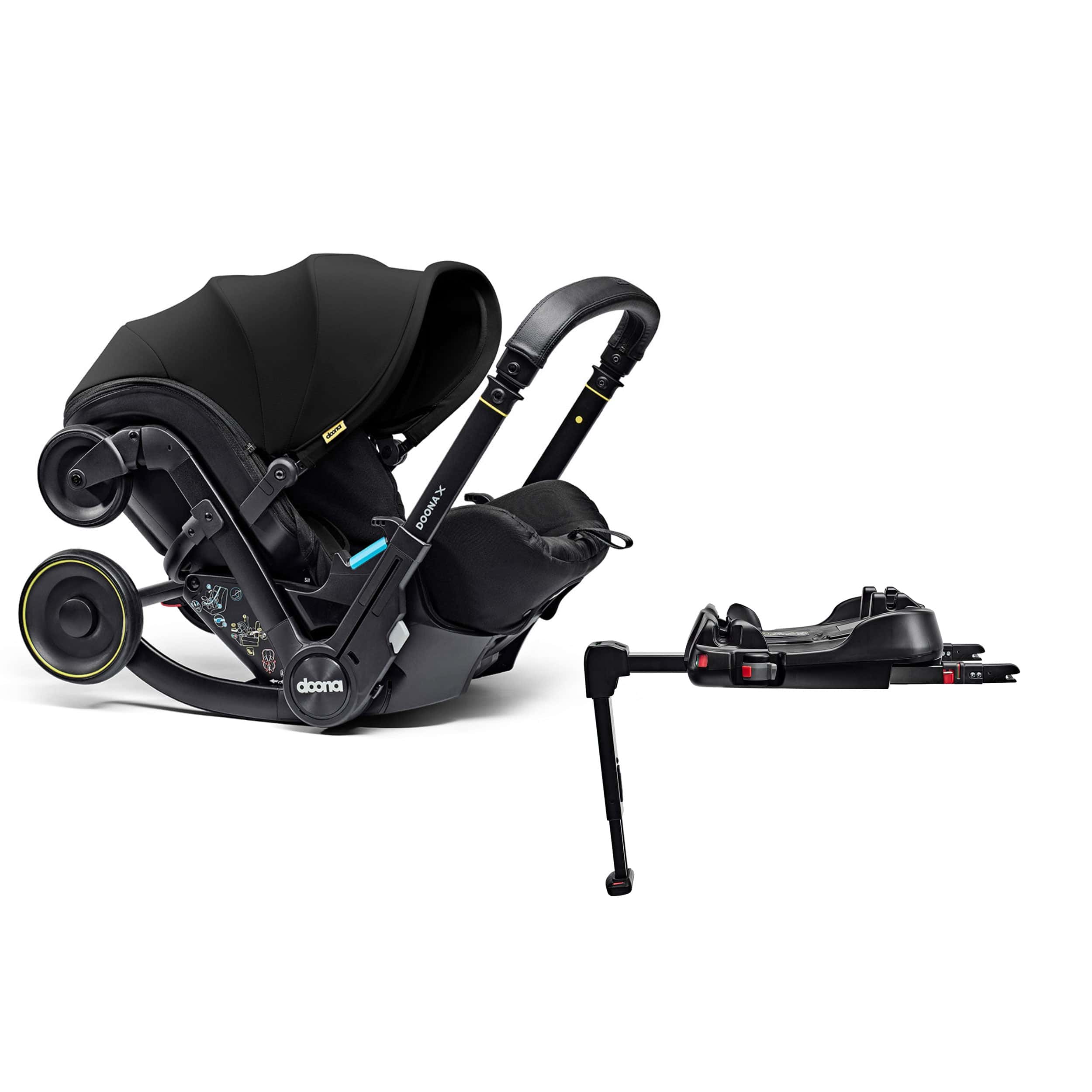 Doona baby car seats Doona X Infant Car Seat Stroller and X Isofix Base (Nitro Black)