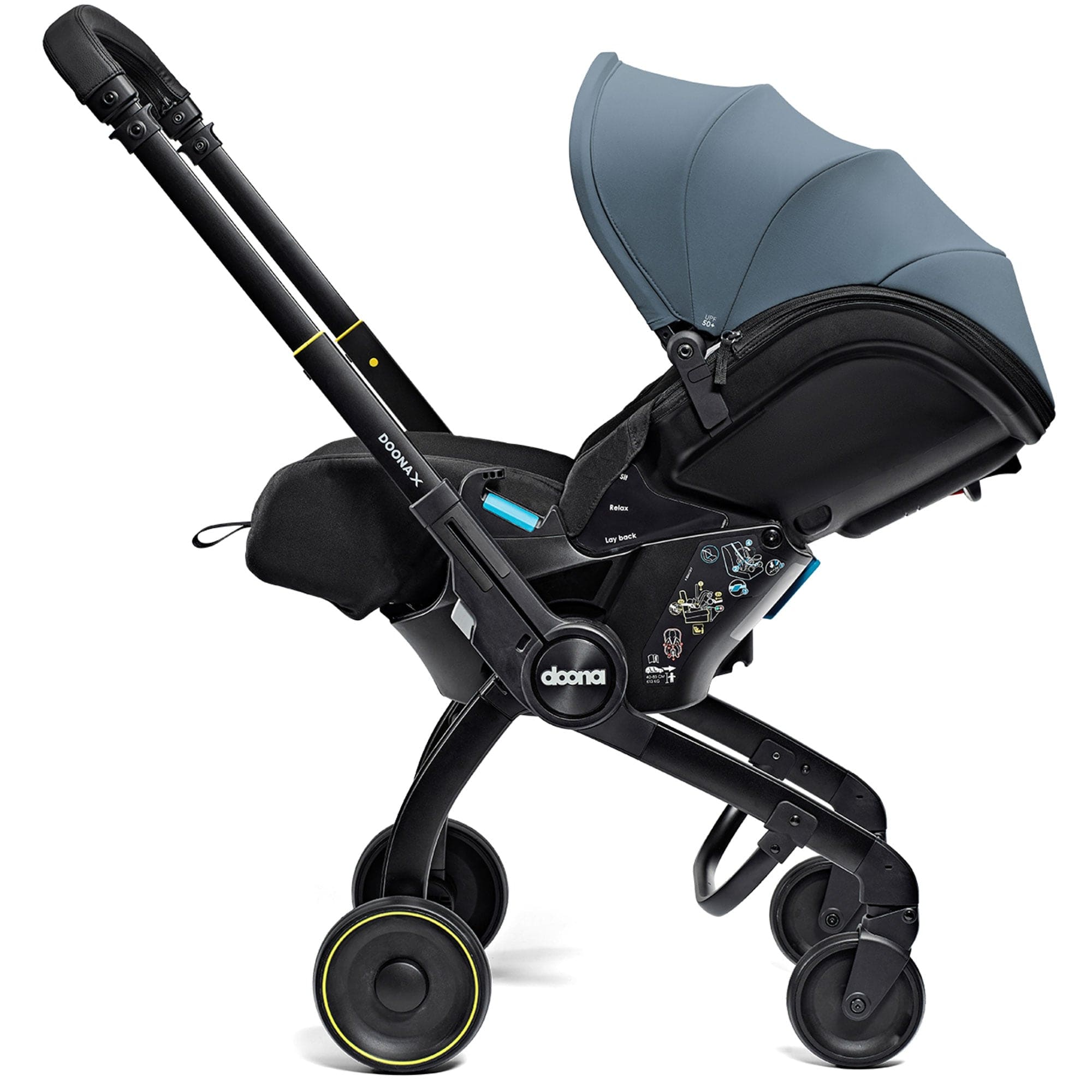 Doona baby car seats Doona X Infant Car Seat Stroller and X Isofix Base (Ocean Blue) 14570-OCE-BLU