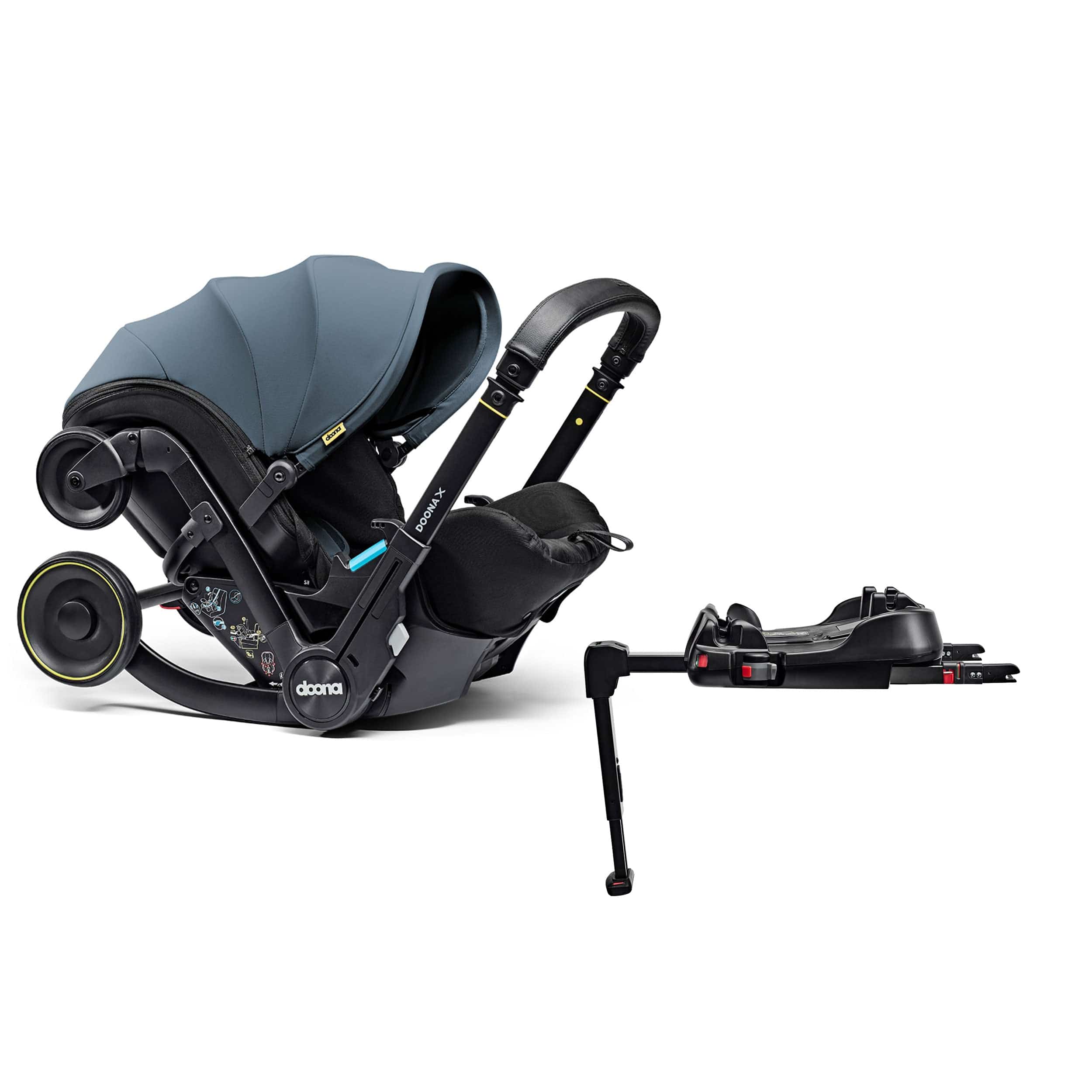 Doona baby car seats Doona X Infant Car Seat Stroller and X Isofix Base (Ocean Blue) 14570-OCE-BLU