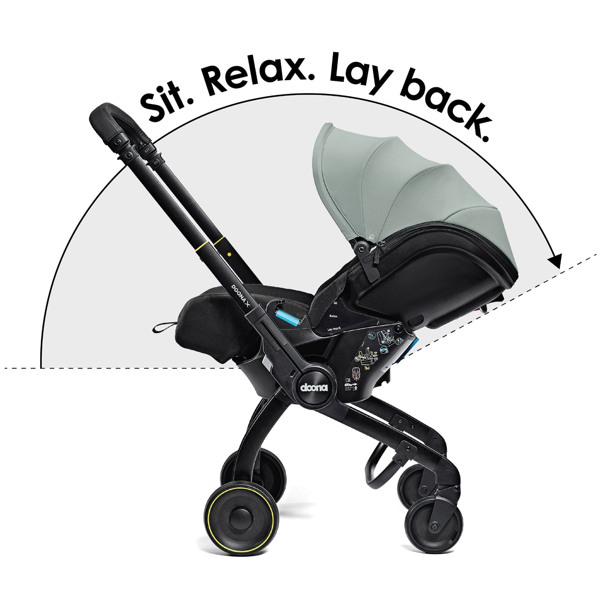Doona baby car seats Doona X Infant Car Seat Stroller and X Isofix Base (Dusty Sage) 14571-DUS-SGE