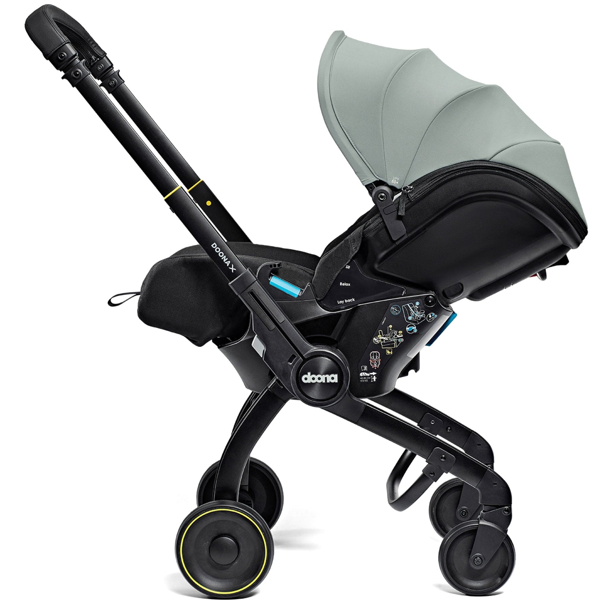 Doona baby car seats Doona X Infant Car Seat Stroller and X Isofix Base (Dusty Sage) 14571-DUS-SGE