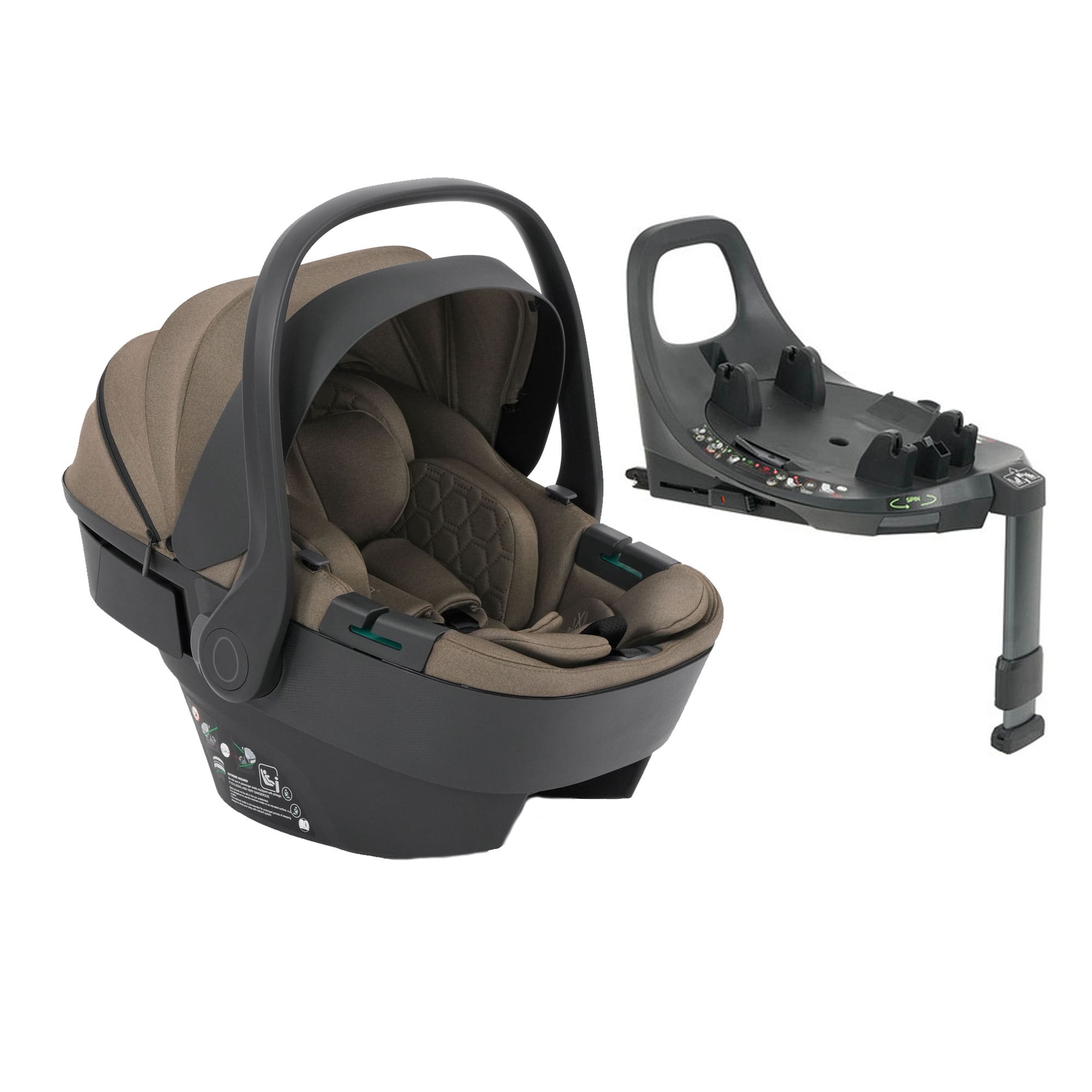 egg baby car seats Egg Shell 360 i-Size Infant Car Seat - Mink E3ICMI-1