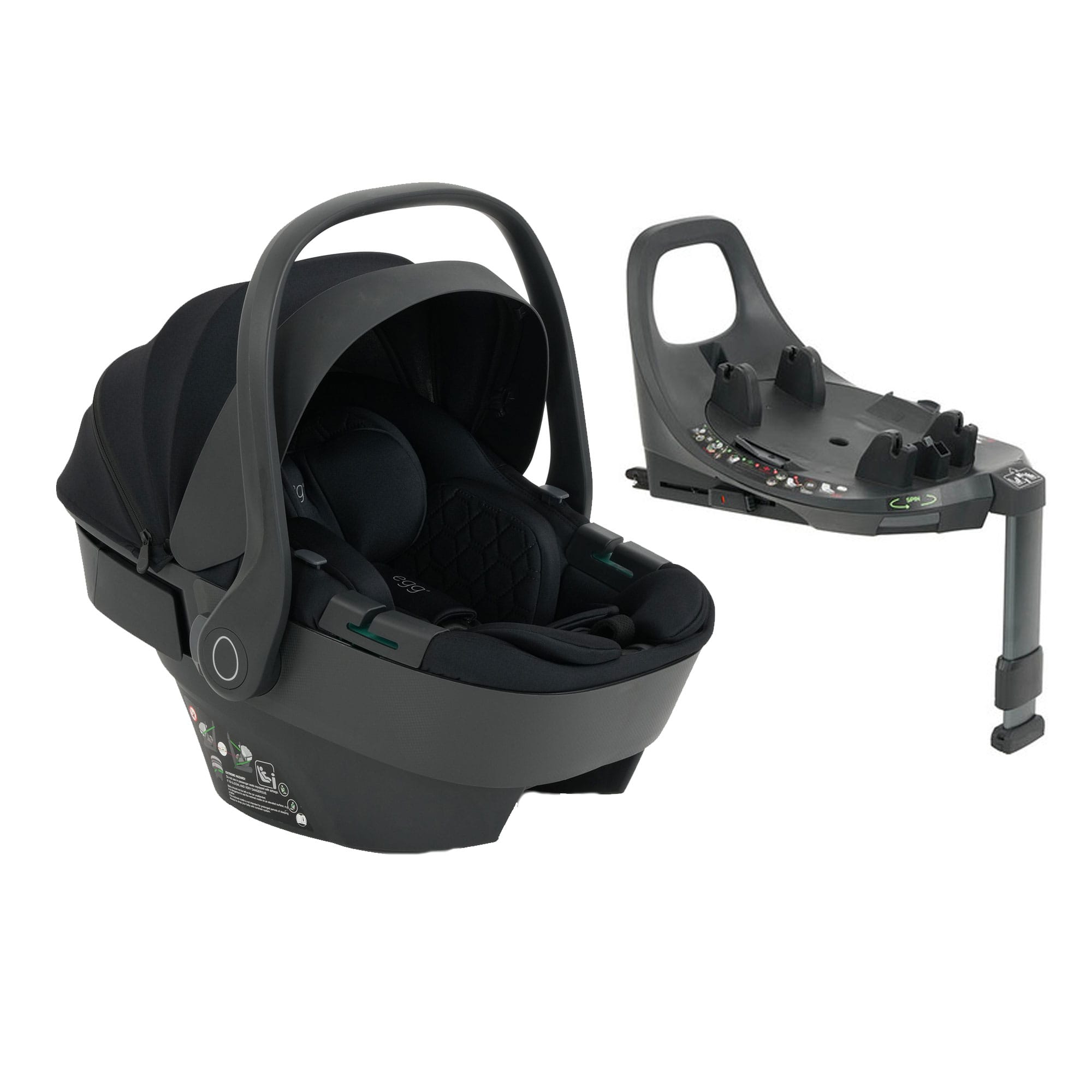 egg baby car seats Egg Shell 360 i-Size Infant Car Seat - Panther E3ICPA-1