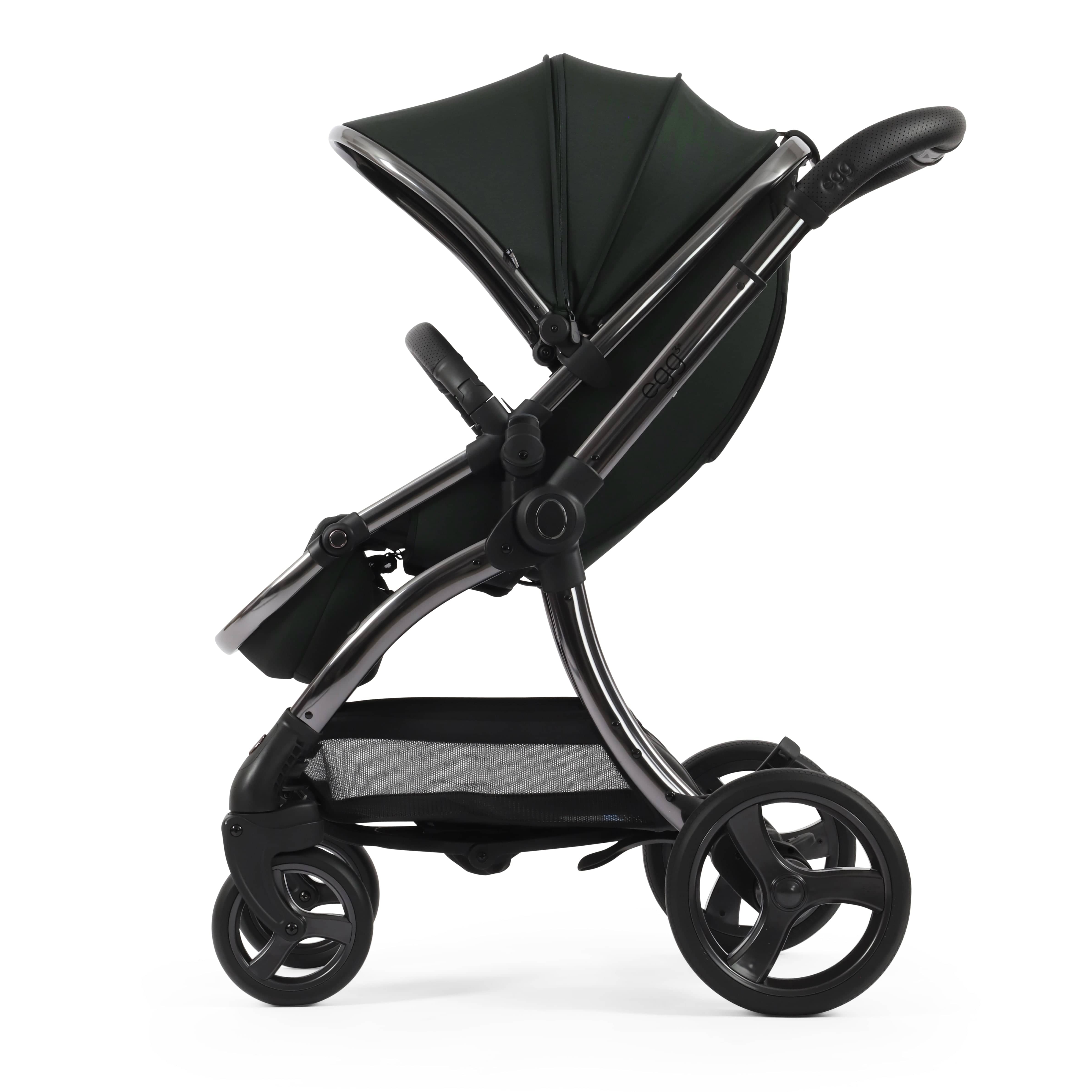 egg baby prams egg3 Pram Bundle Black Olive 14690-BLO