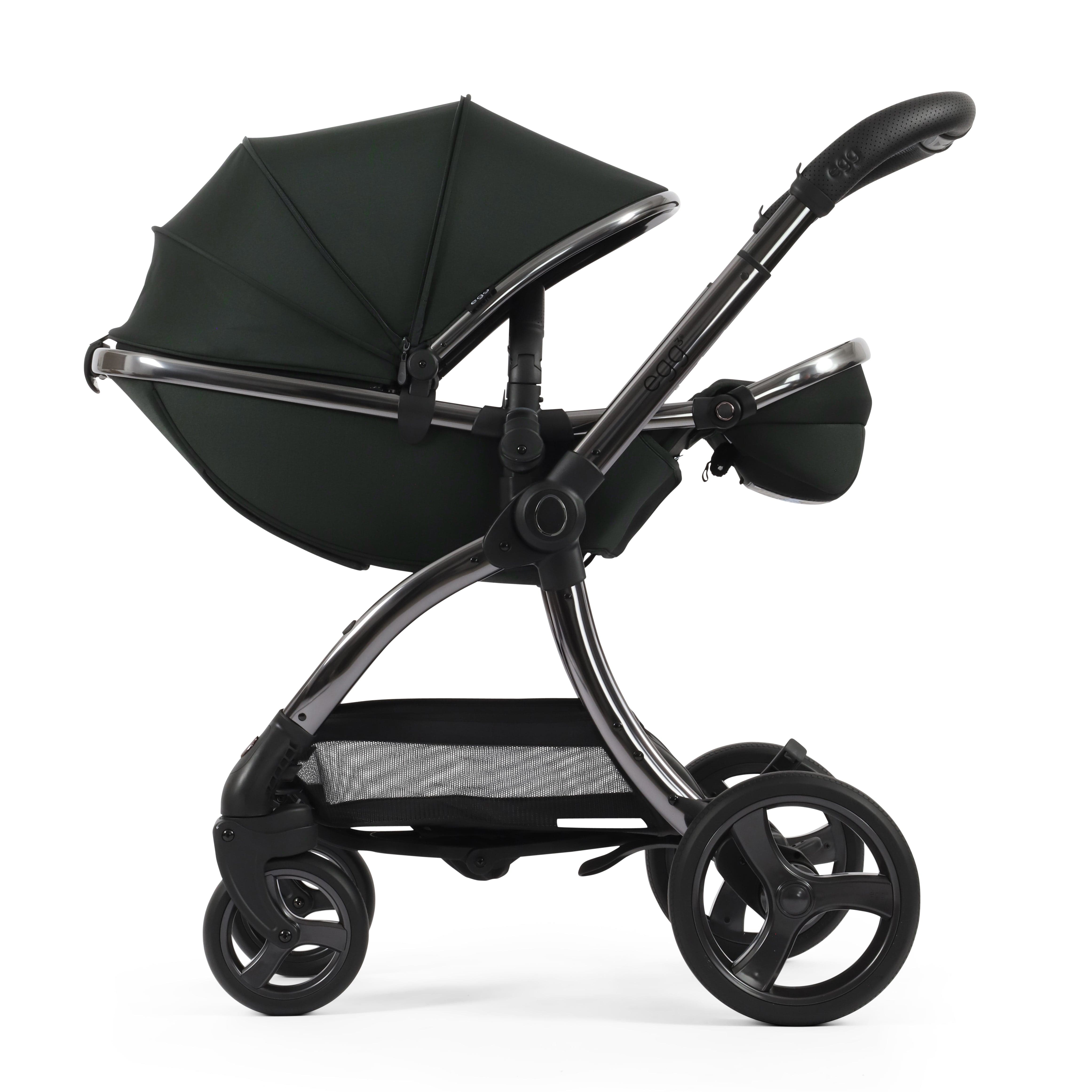 egg baby prams egg3 Pram Bundle Black Olive 14690-BLO