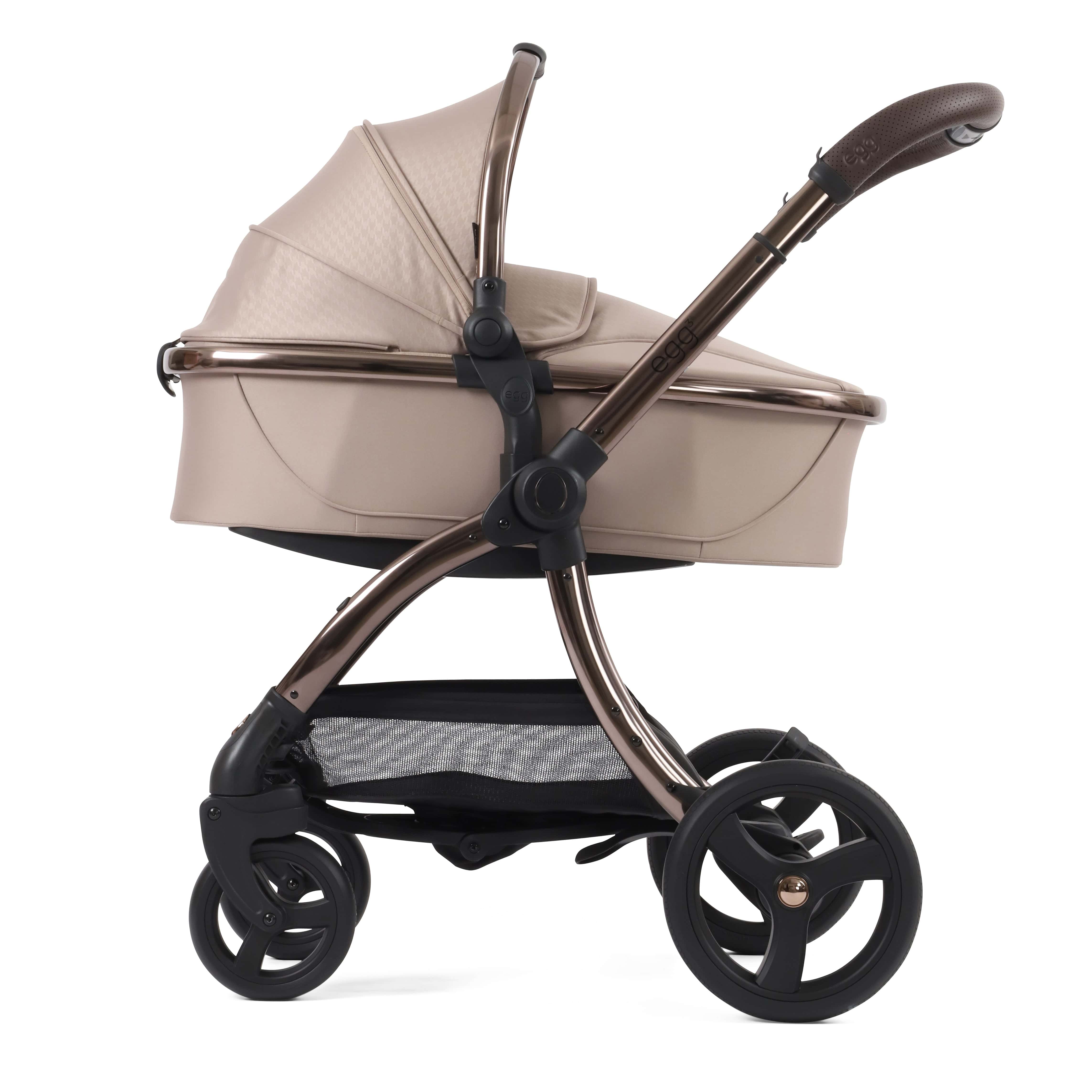 egg baby prams egg3 Luxury Travel System Bundle Houndstooth Almond Special Edition