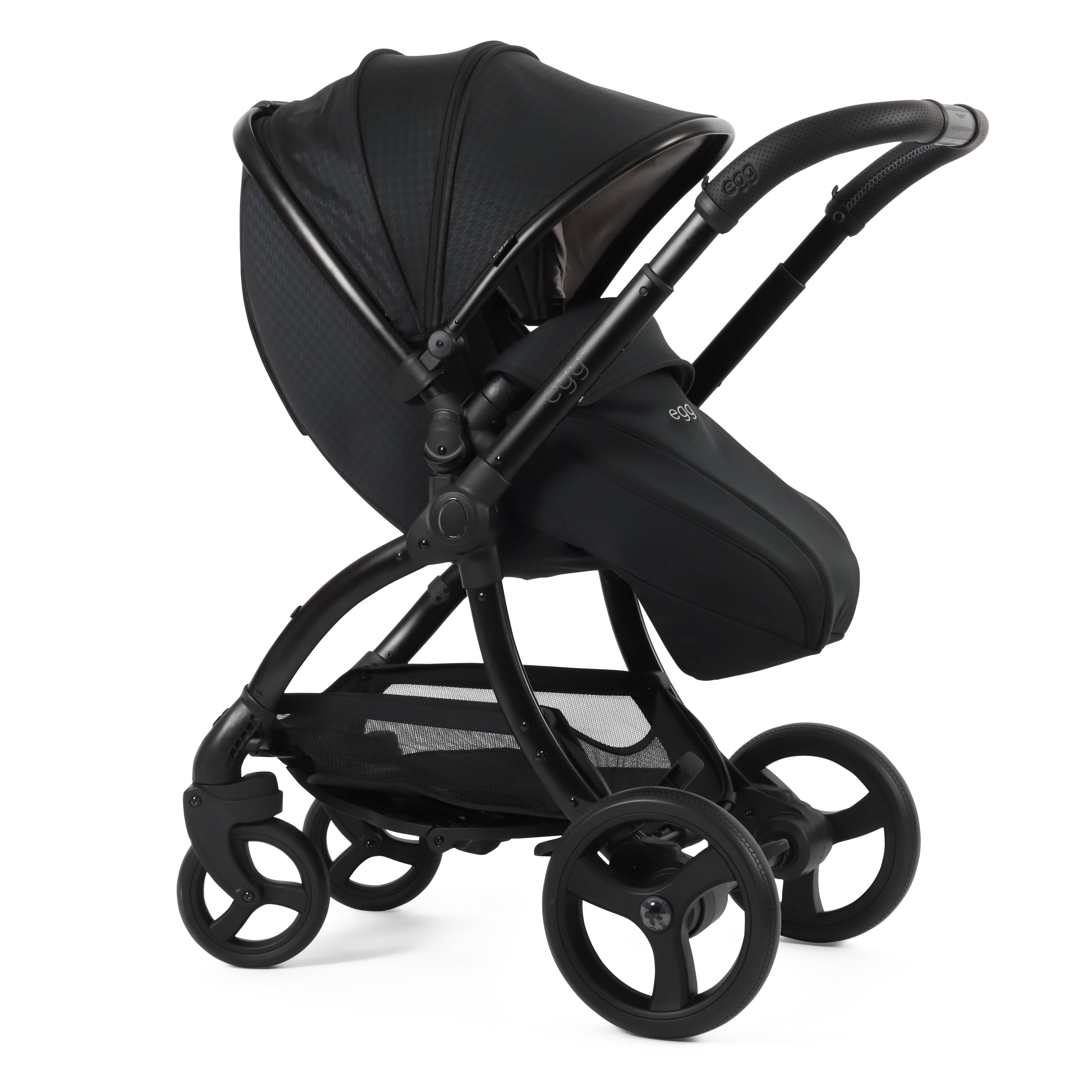 egg baby prams egg3 Luxury Travel System Bundle Houndstooth Black Special Edition