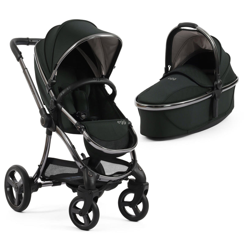 egg3 Pram Bundle Black Olive - Main Image
