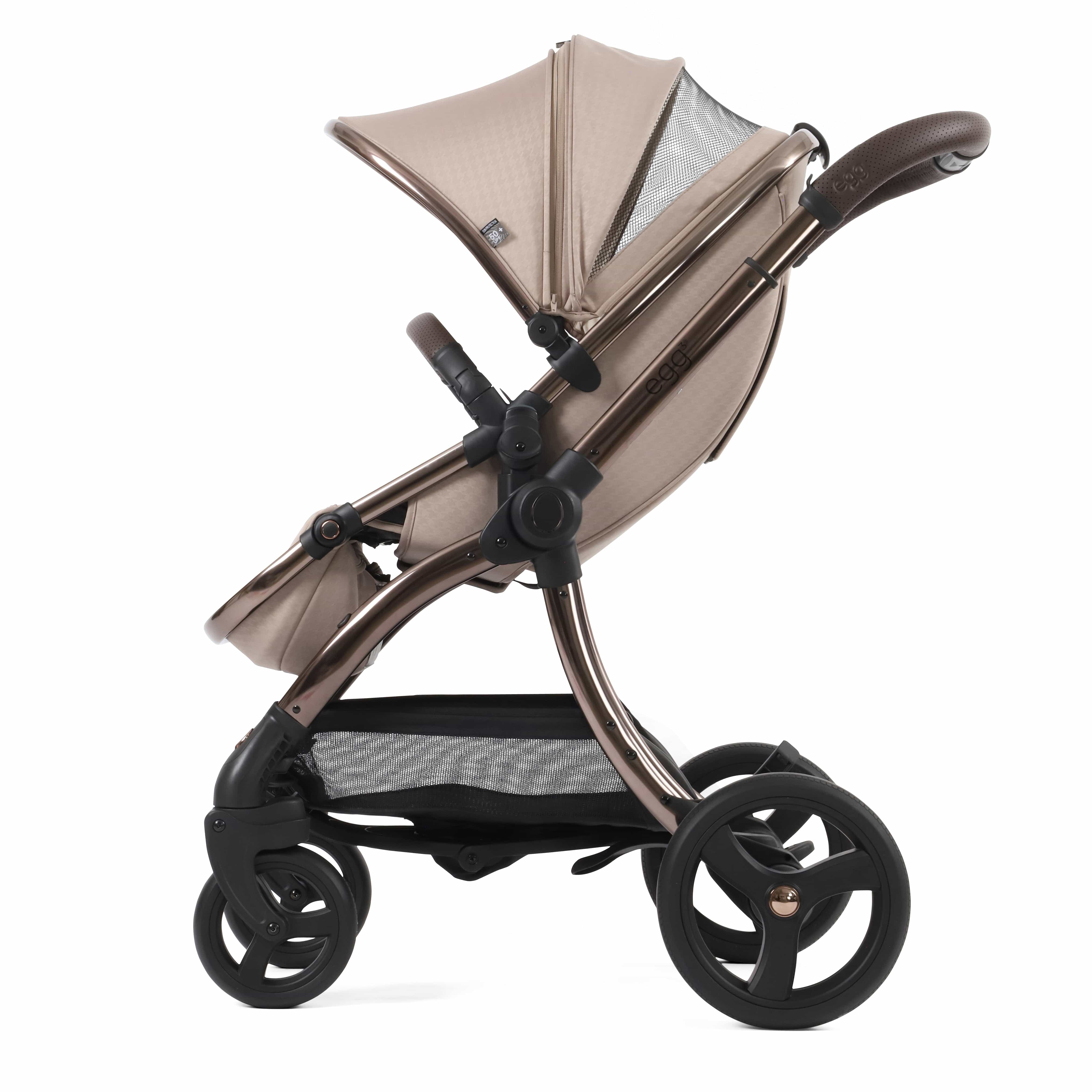egg travel systems egg3 Luxury Maxi-Cosi Travel System Bundle - Houndstooth Almond
