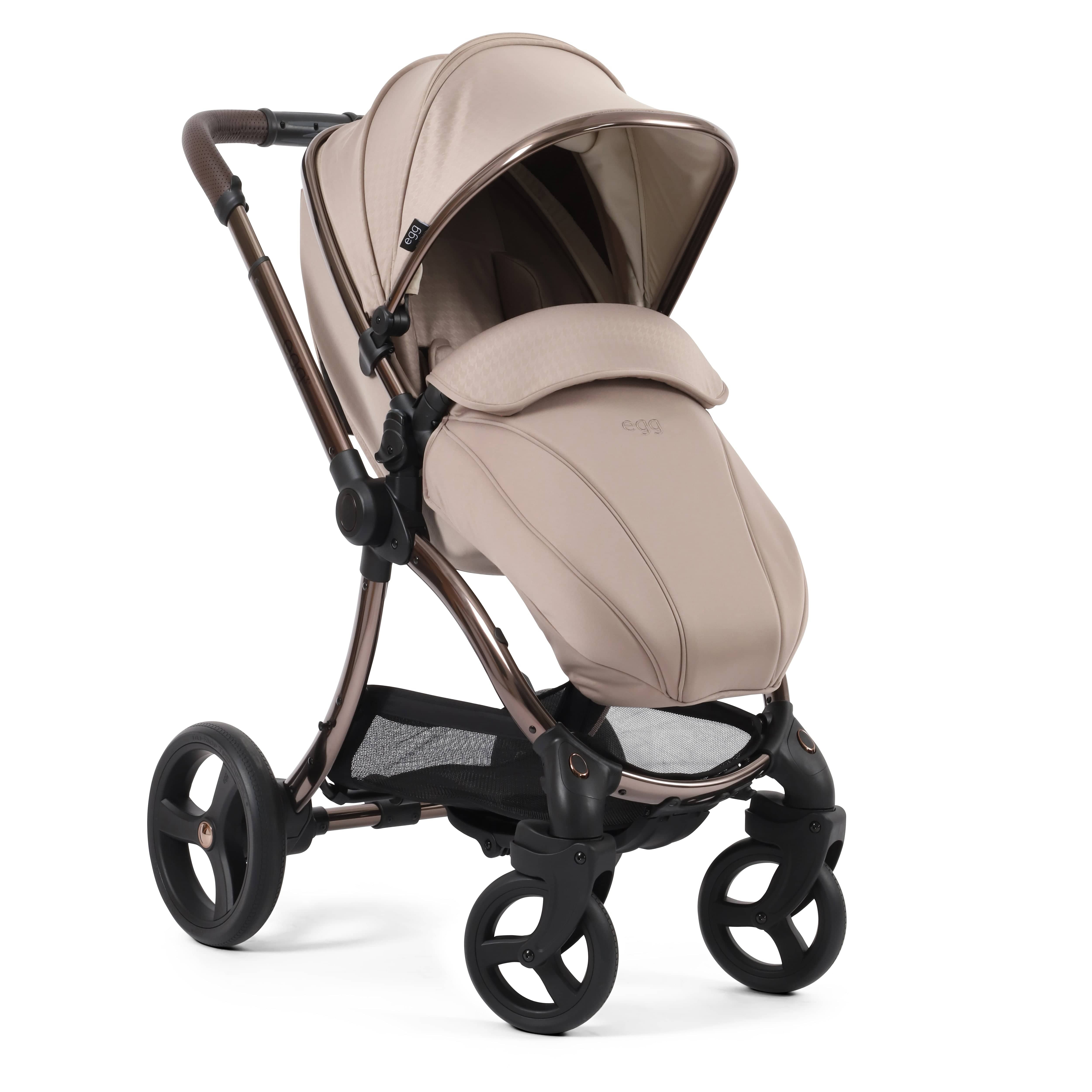 egg travel systems egg3 Luxury Maxi-Cosi Travel System Bundle - Houndstooth Almond