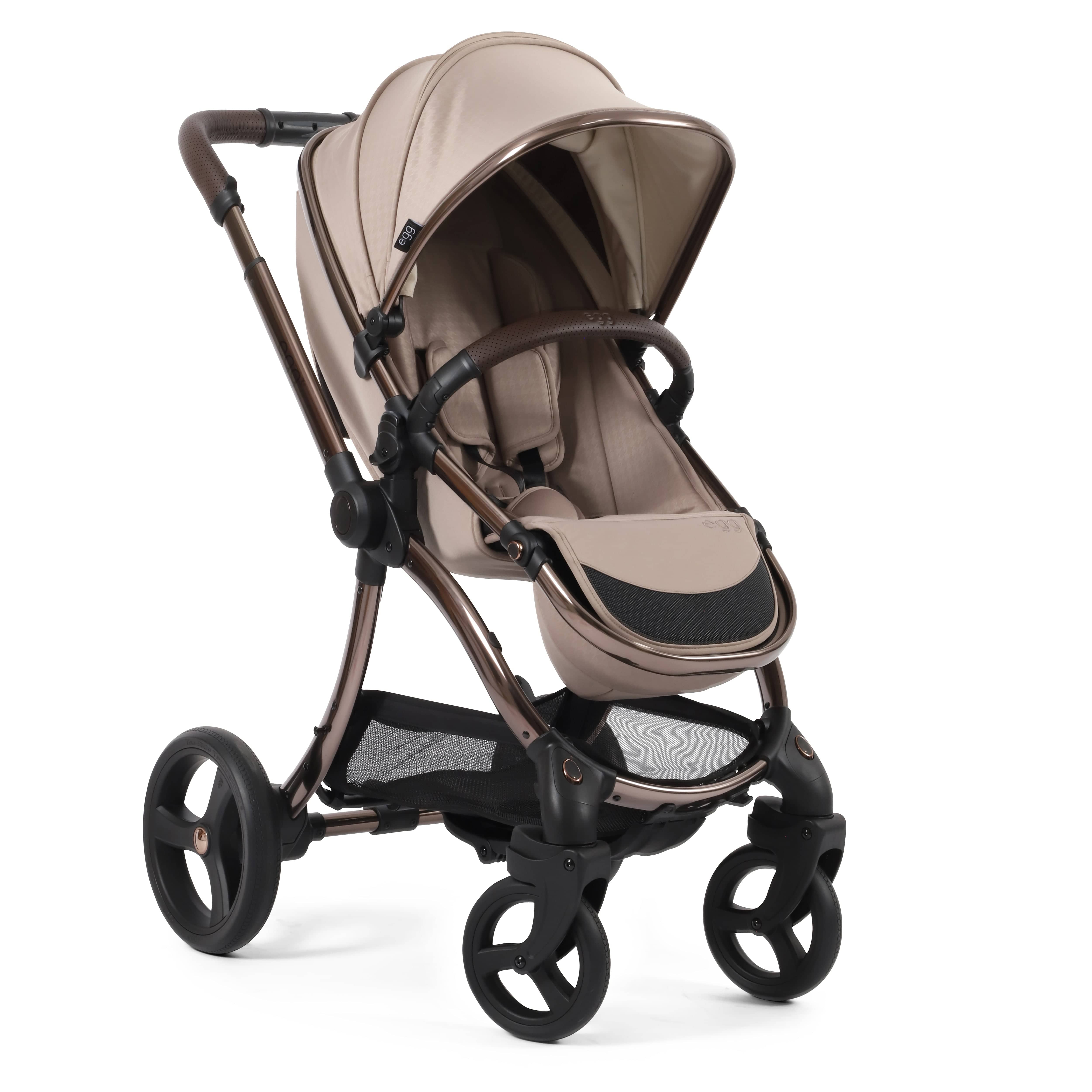 egg travel systems egg3 Luxury Maxi-Cosi Travel System Bundle - Houndstooth Almond